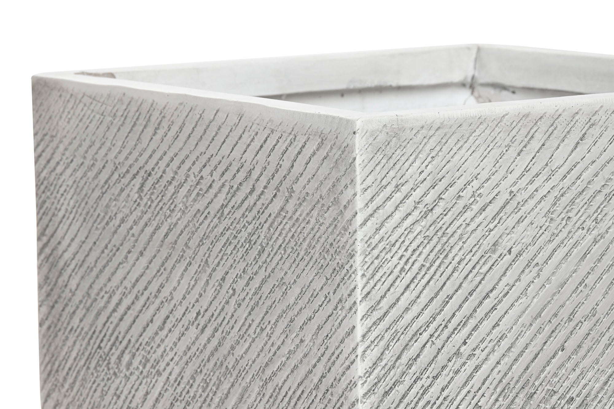 Conjunto de 4 vasos de magnésia 37x37x31,5 - 20 Ê Cinza