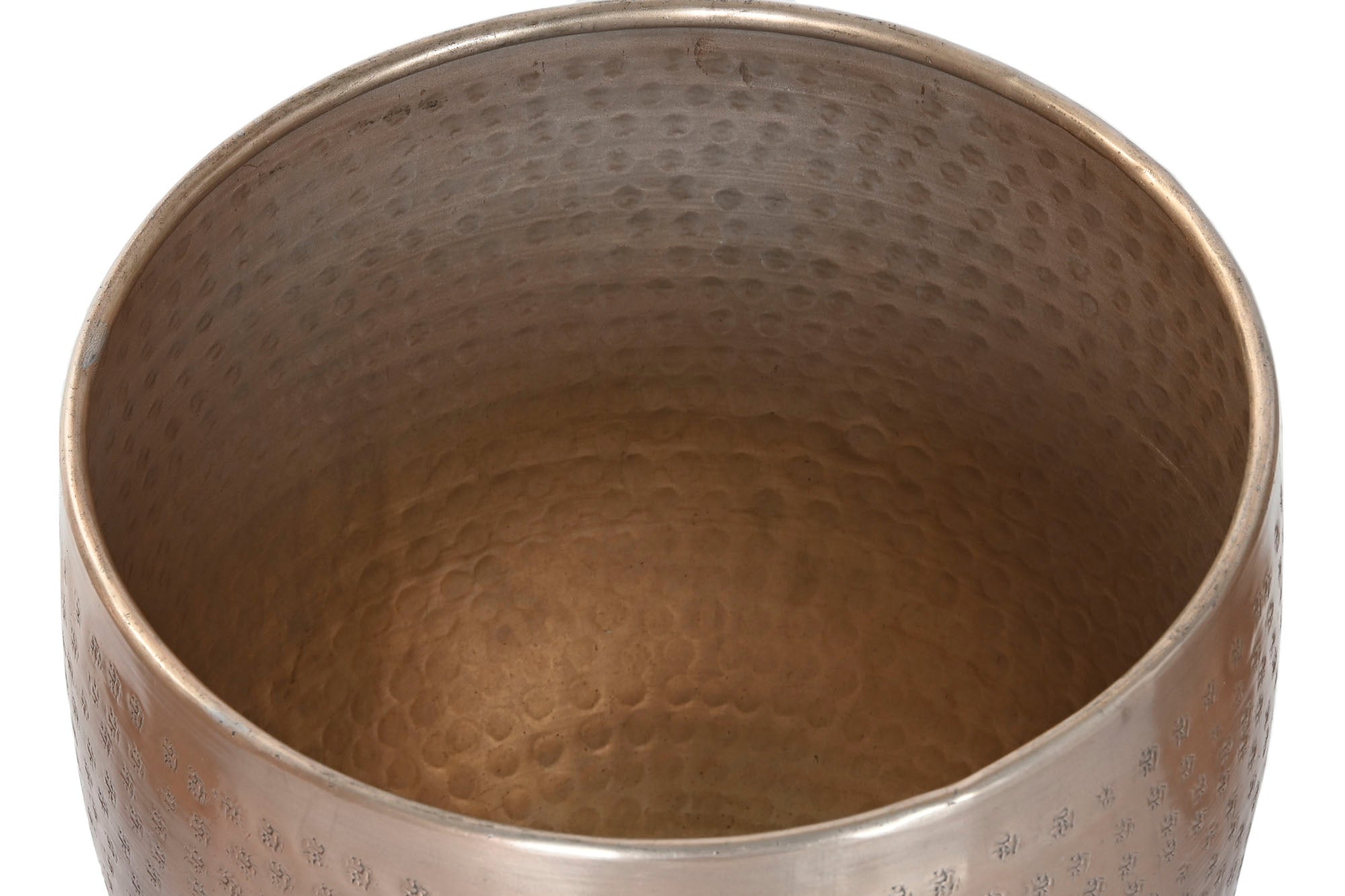 Conjunto de 5 vasos de alumínio 35x35x29,5 dourados