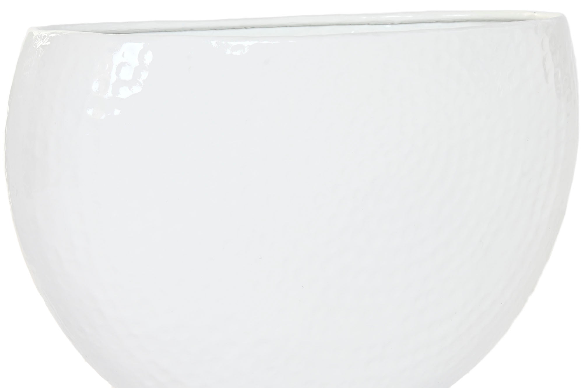 Conjunto de 5 vasos de alumínio 54x24x36 branco