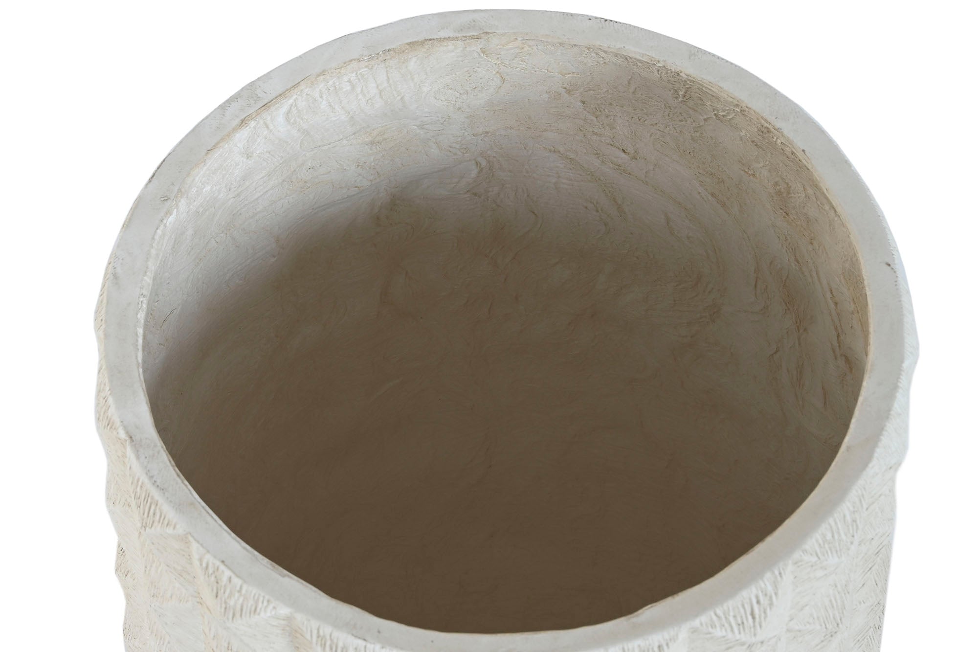 Macetero Fibra Arcilla 35X35X60 Desgastado Crudo