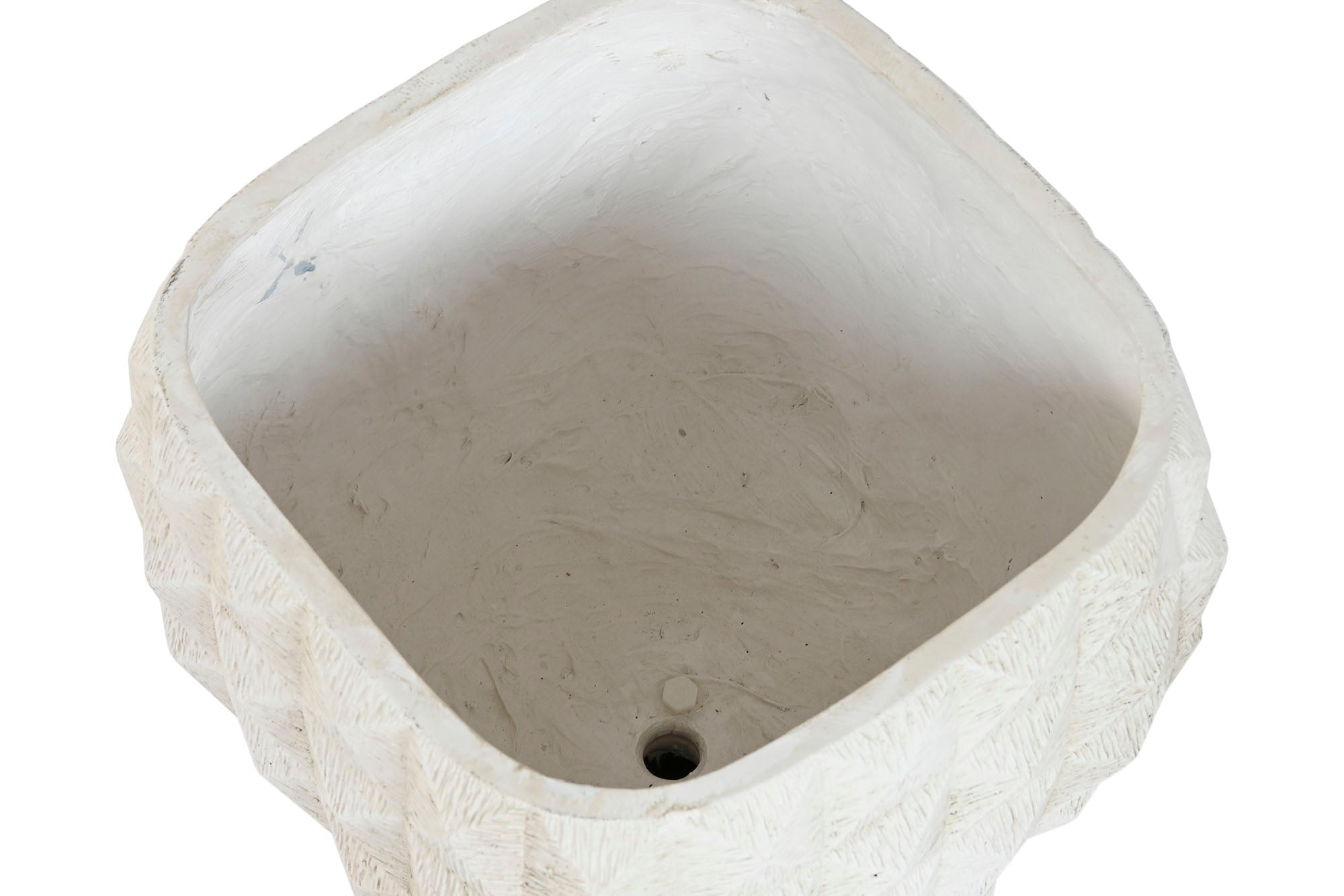 Macetero Fibra Arcilla 32X32X40 Desgastado Crudo