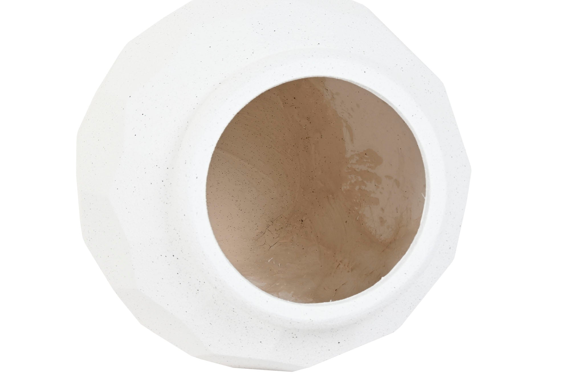 Vaso de Magnésia 43x43x80 Rough Off-White