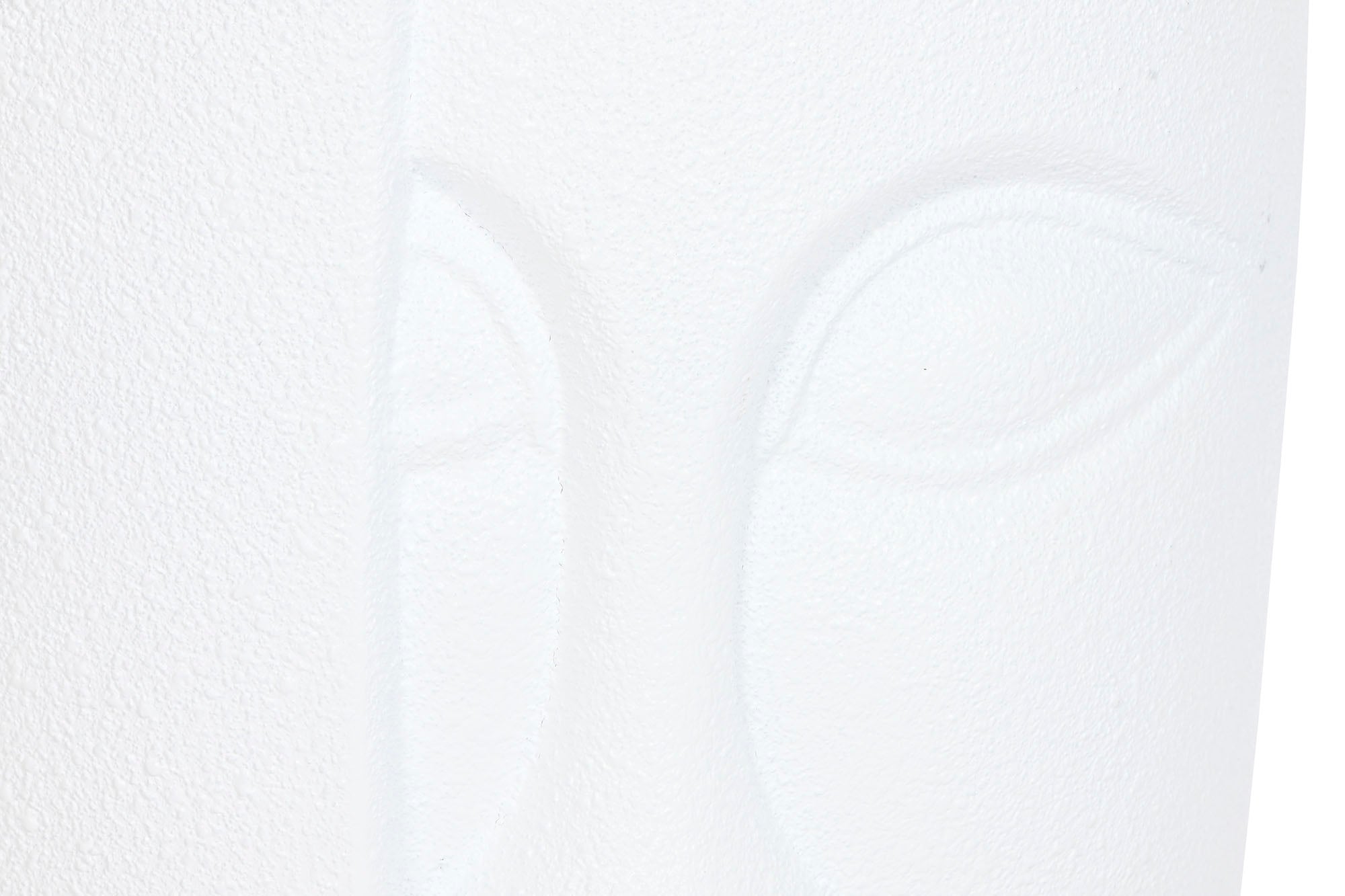 Vaso de Magnésia 33X33X72 Rough Face Branco