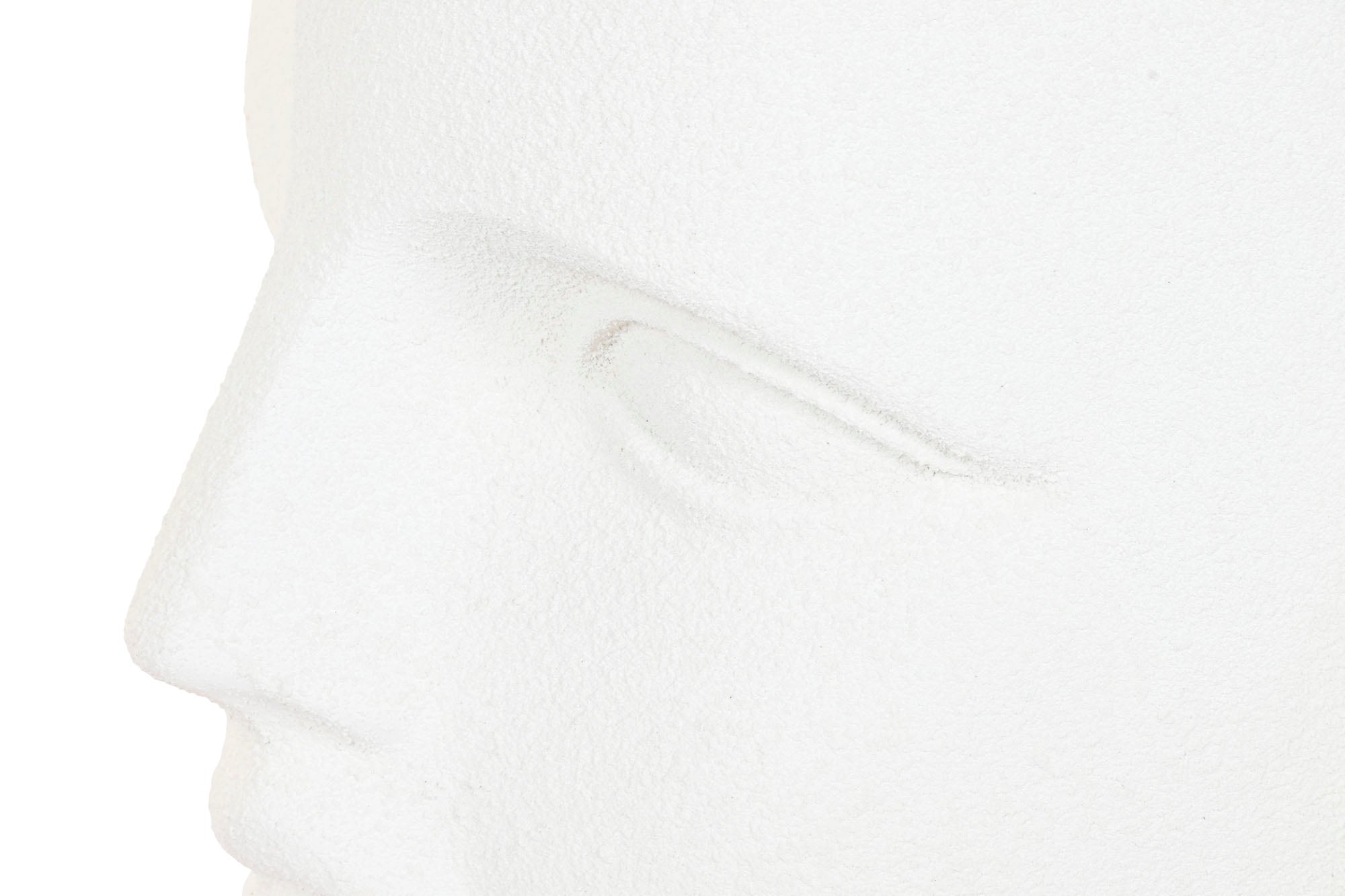 Vaso de Magnésia 49x49x50 Rough Face Branco