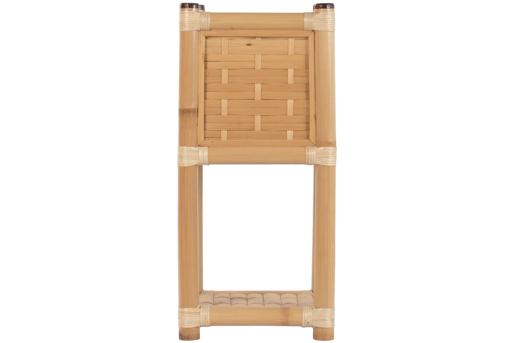 Macetero Bambu Ratan 35X35X76 Natural