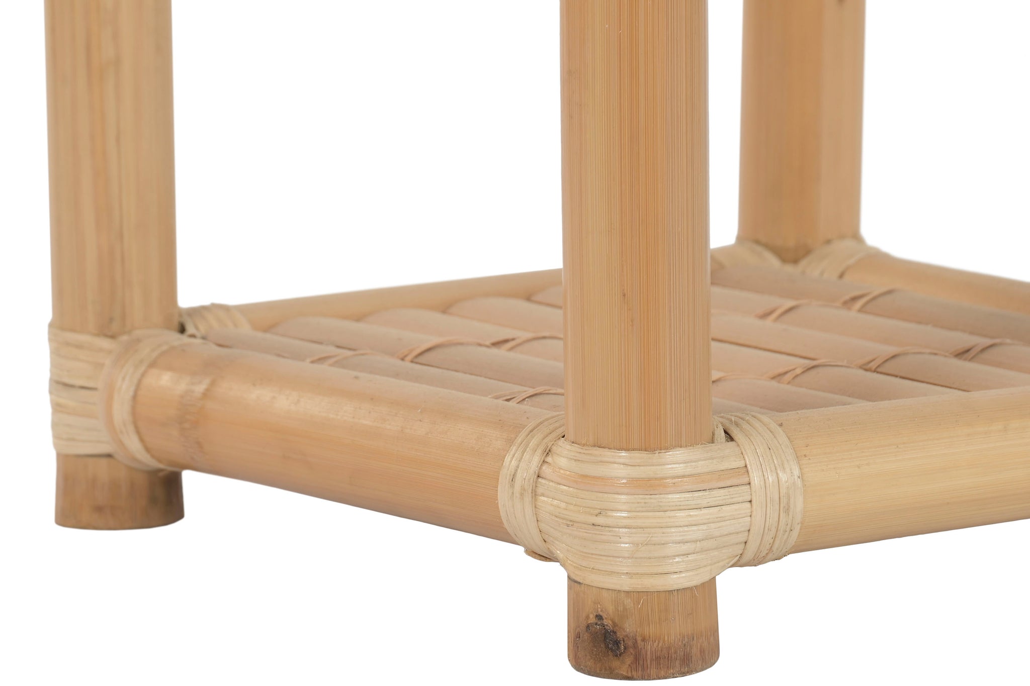 Macetero Bambu Ratan 35X35X76 Natural