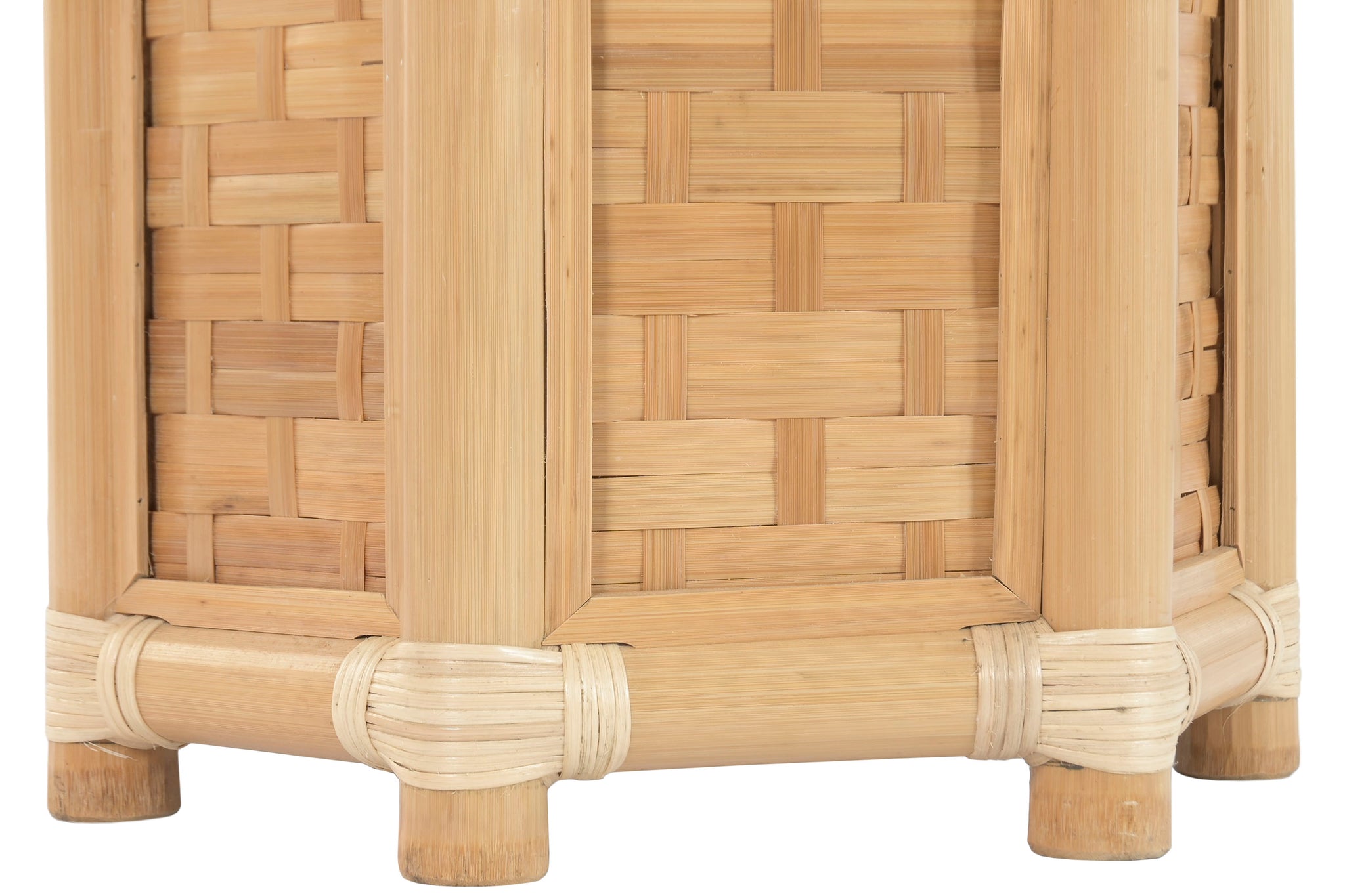 Macetero Bambu Ratan 46X40X40 Natural