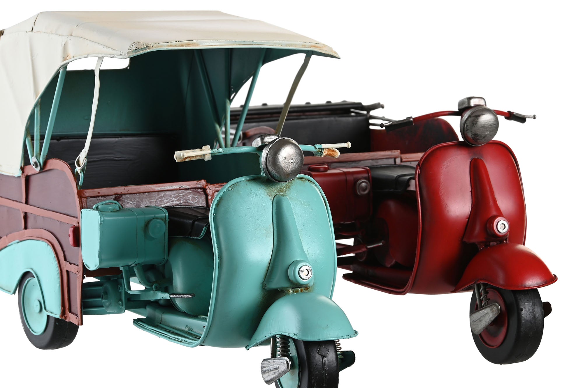 Vehiculo Decoracion Metal 38X16X22 2 Surt.