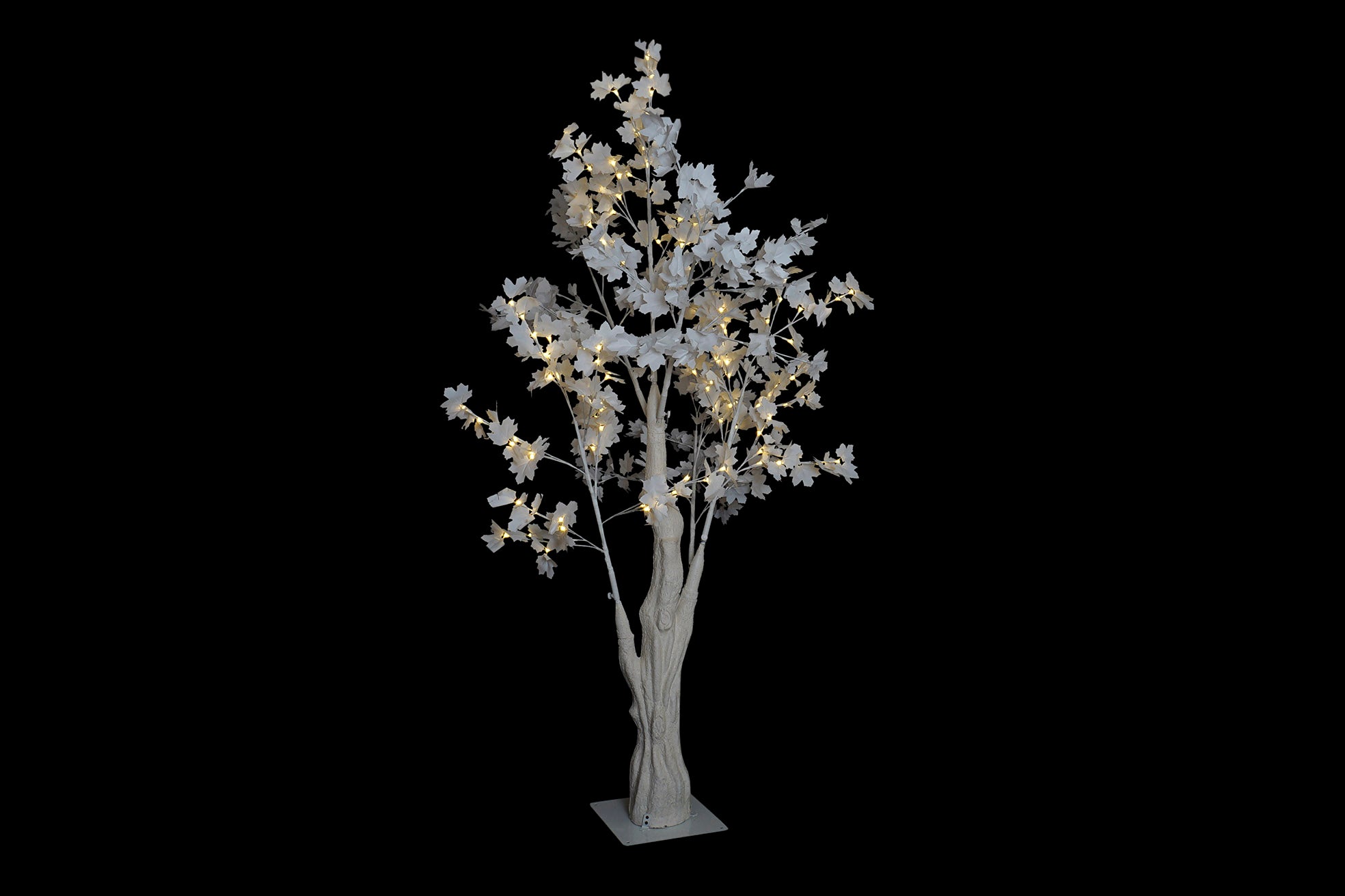 Árvore de pvc led 90x90x200 288L bordo branco
