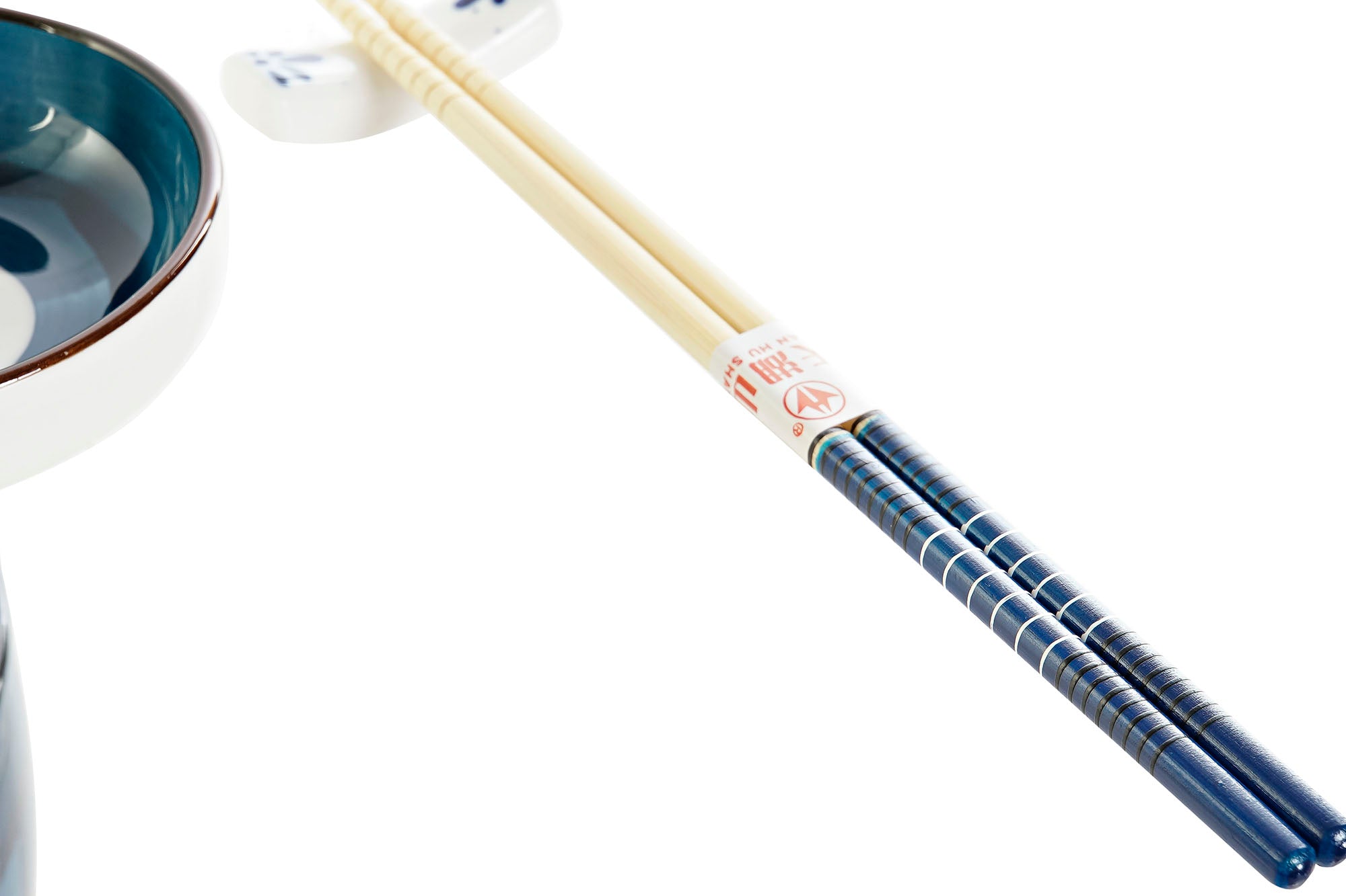 Sushi Set 8 Porcelana Bambu 34X29,5X7,3 Azul