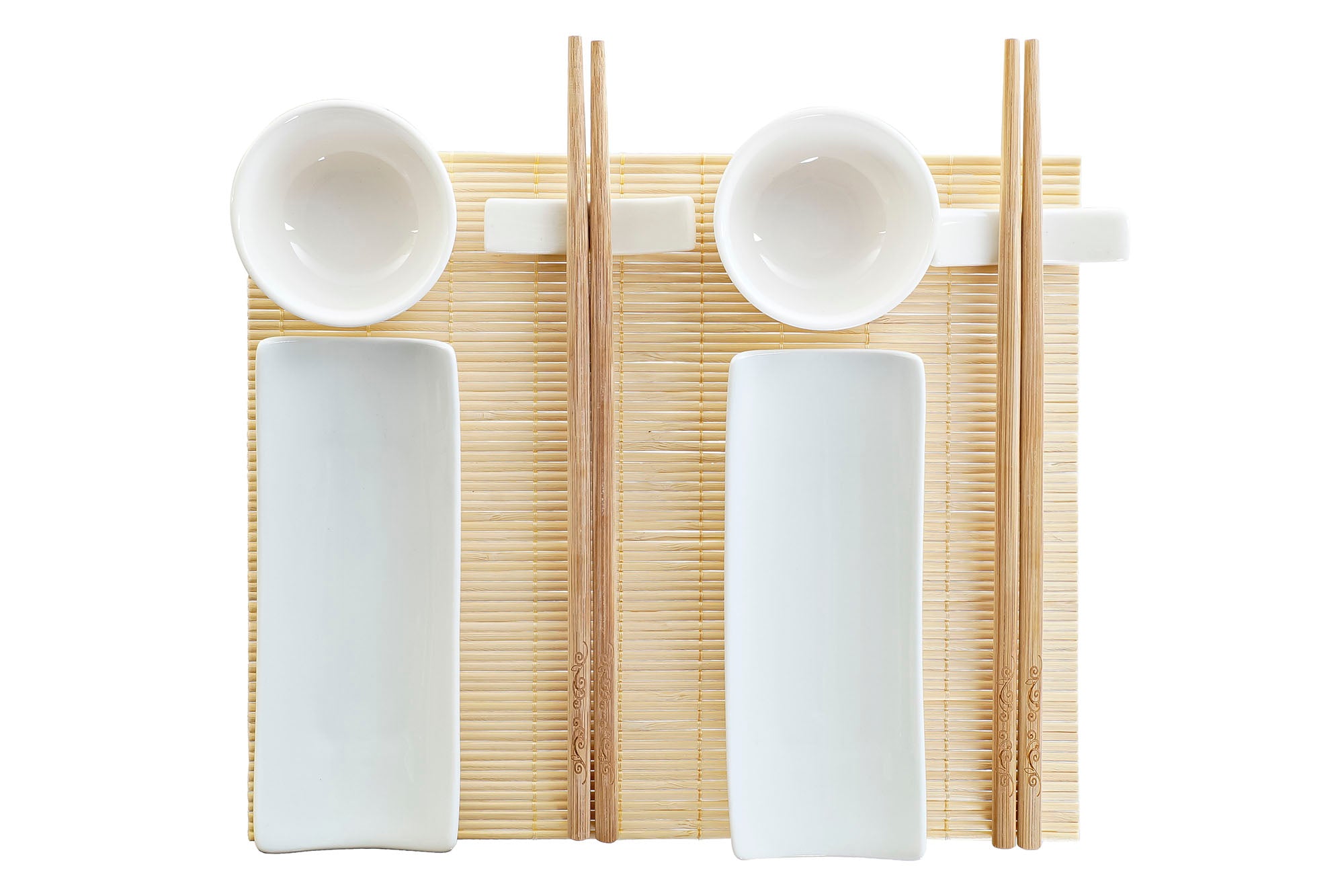 Sushi Set 9 Bambu Gres 28,5X19,5X3,3 Natural
