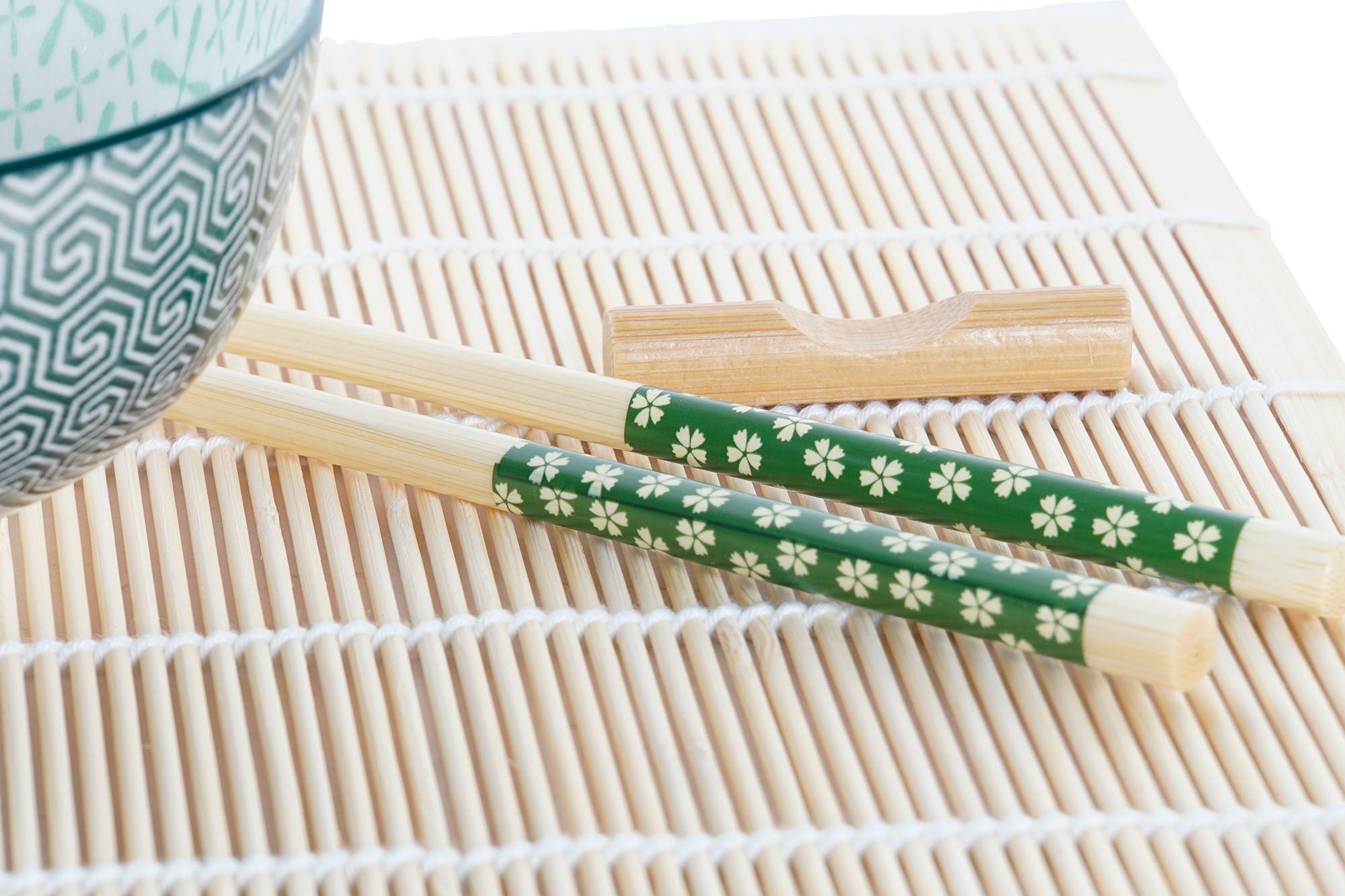 Sushi Set 16 Bambu Gres 14,5X14,5X31 Verde