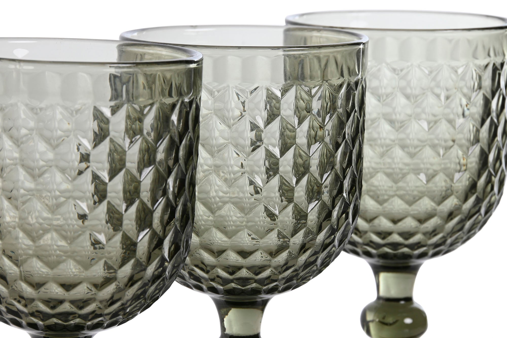 Copa Set 6 Cristal 8,7X8,7X17 325Ml, Gris