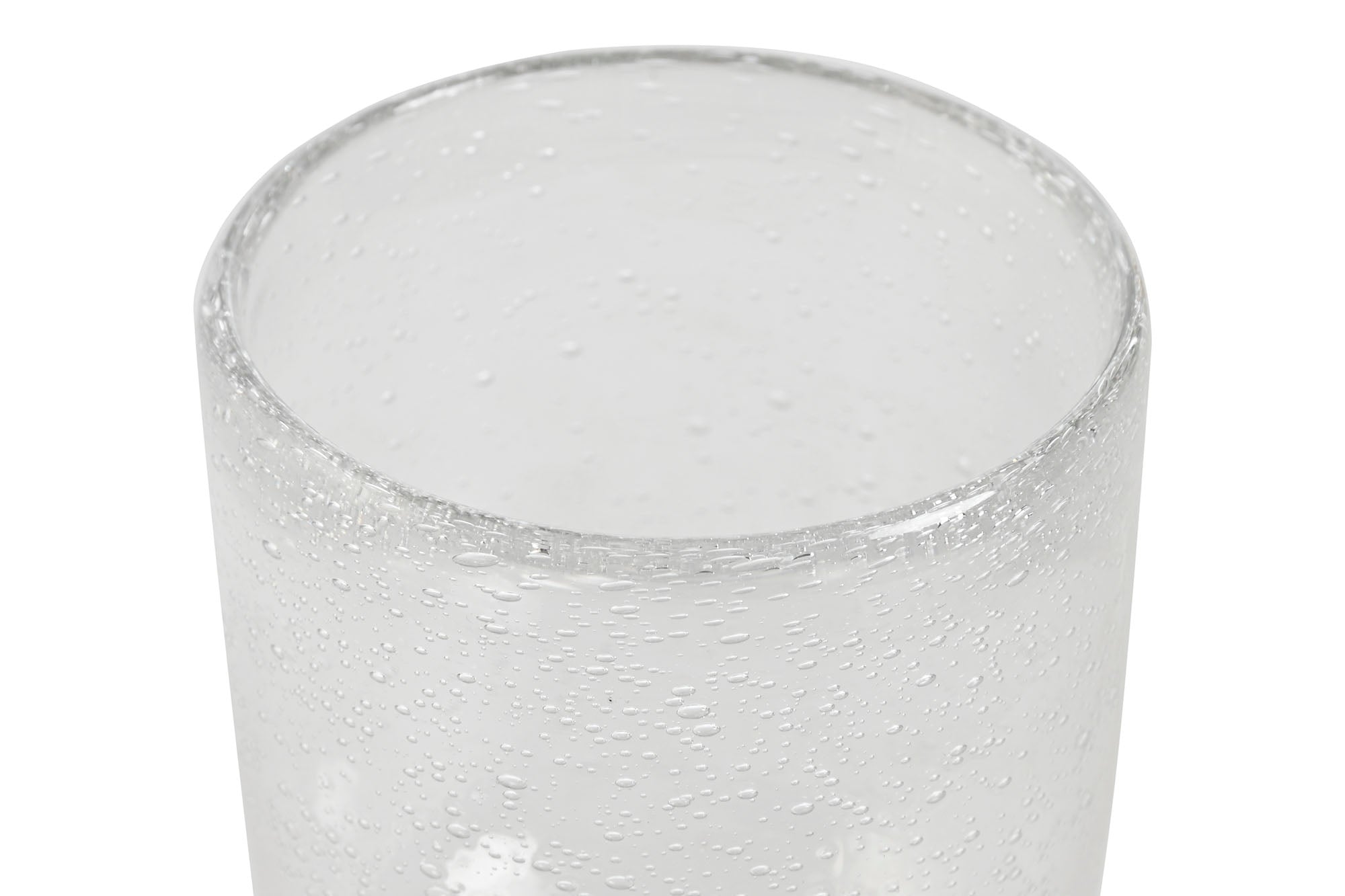 Glass Set 6 Crystal 8X8X14 300Ml Bubbles