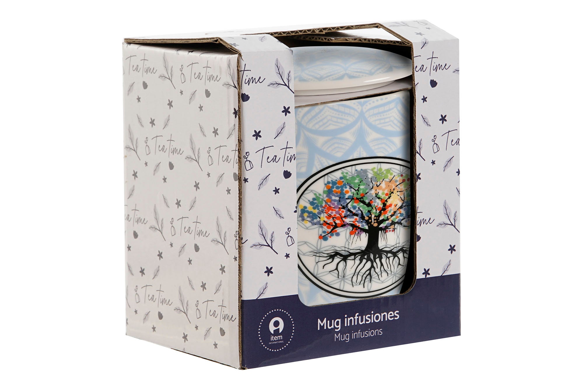 Mug Infusiones Porcelana 8,3X6X10,5 340Ml Caja Reg