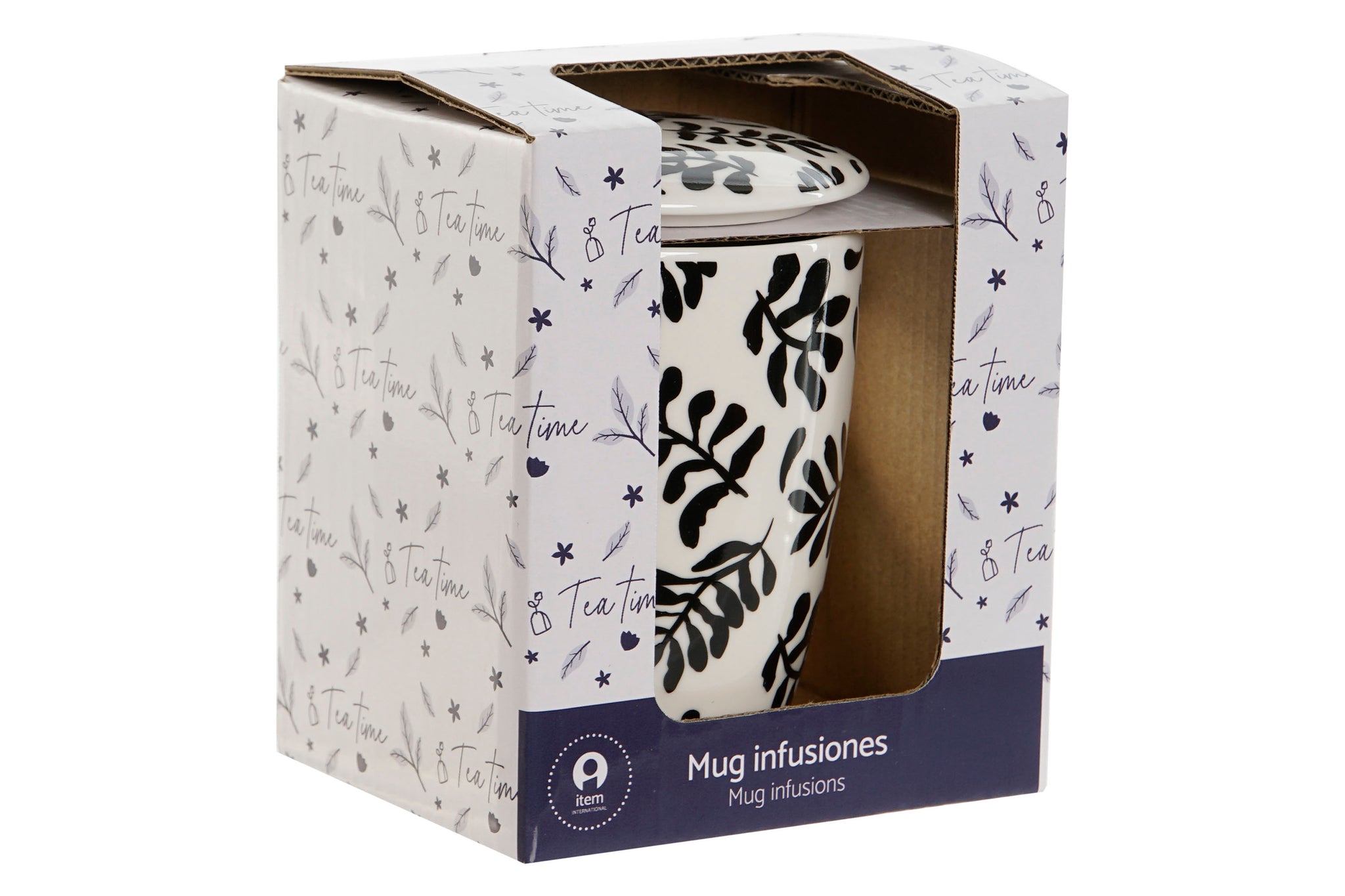 Mug Infusiones Porcelana 8,3X6X10,5 340Ml Caja Reg