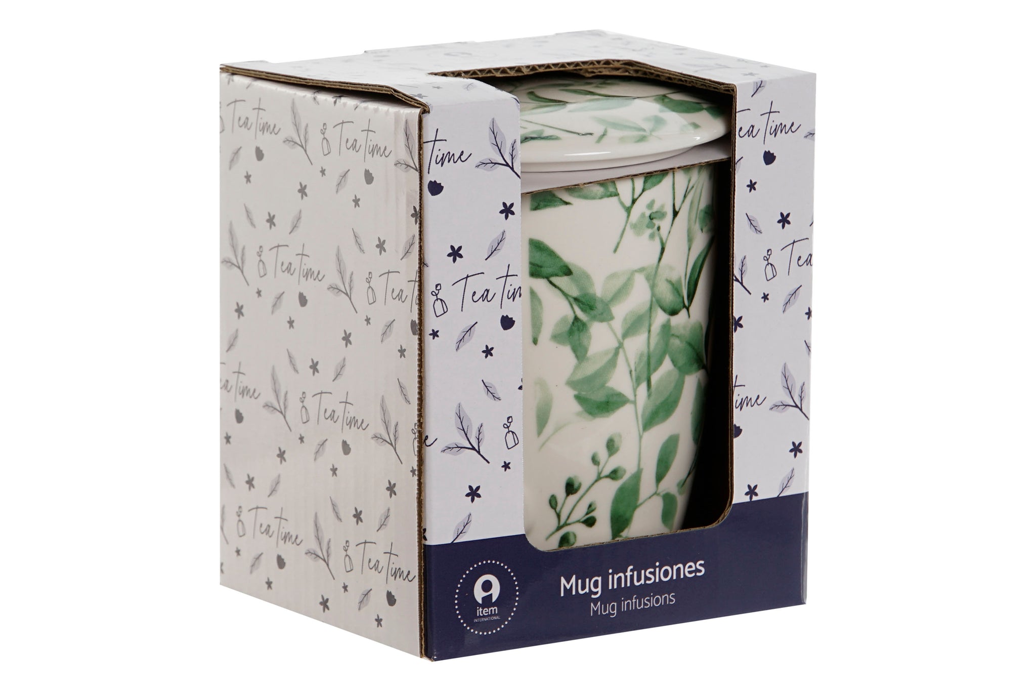 Mug Infusiones Porcelana 8,3X6X10,5 340Ml Caja Reg