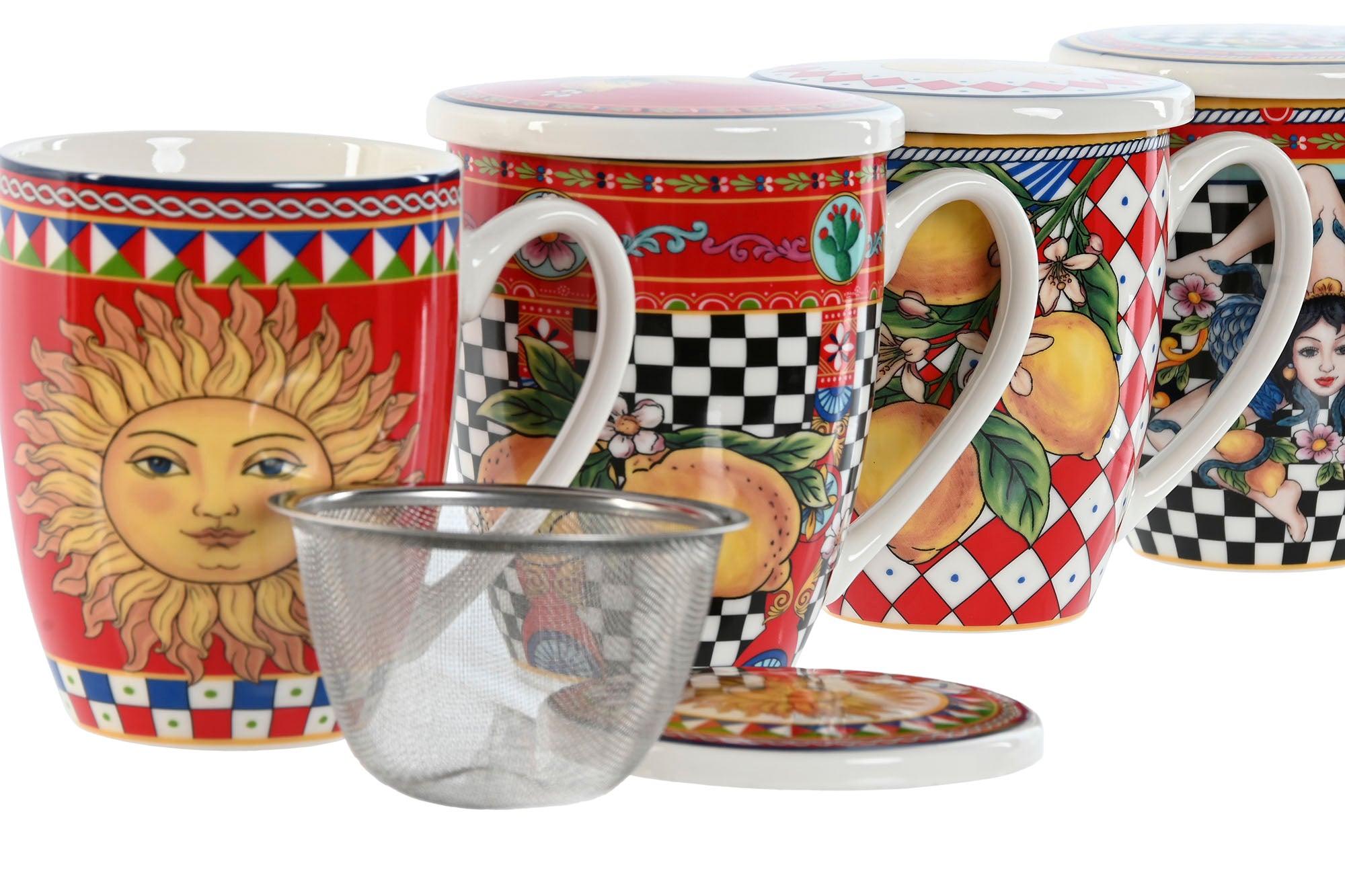 Mug Infusiones Porcelana 12,5X9X11 380Ml Limones 4