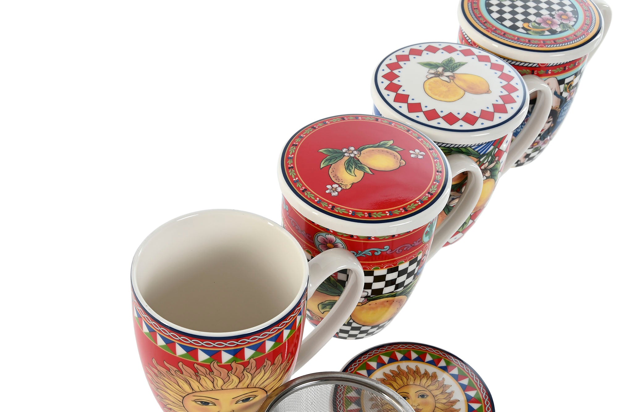 Mug Infusiones Porcelana 12,5X9X11 380Ml Limones 4