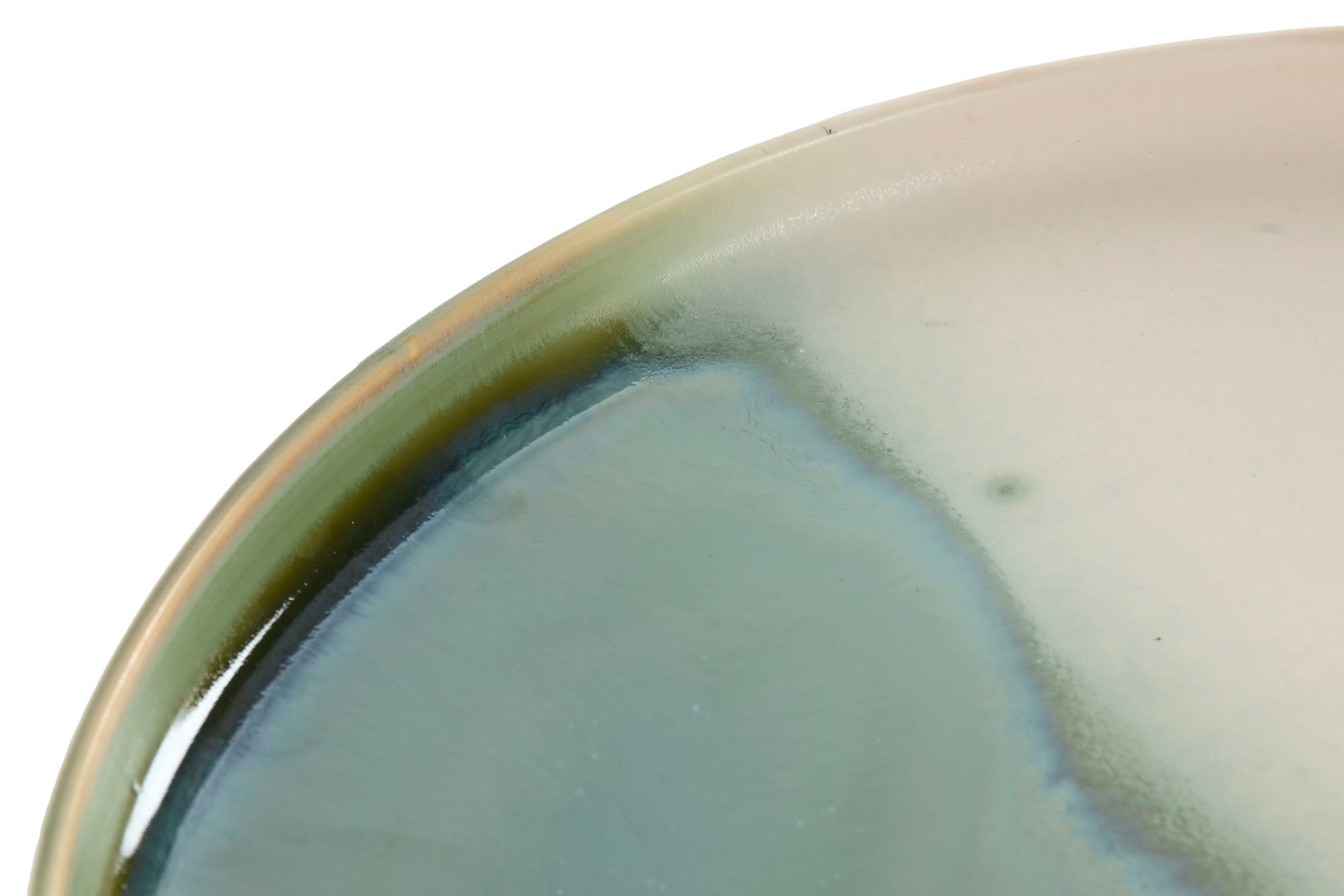 Plato Porcelana 25,9X25,9X2 Jade Verde