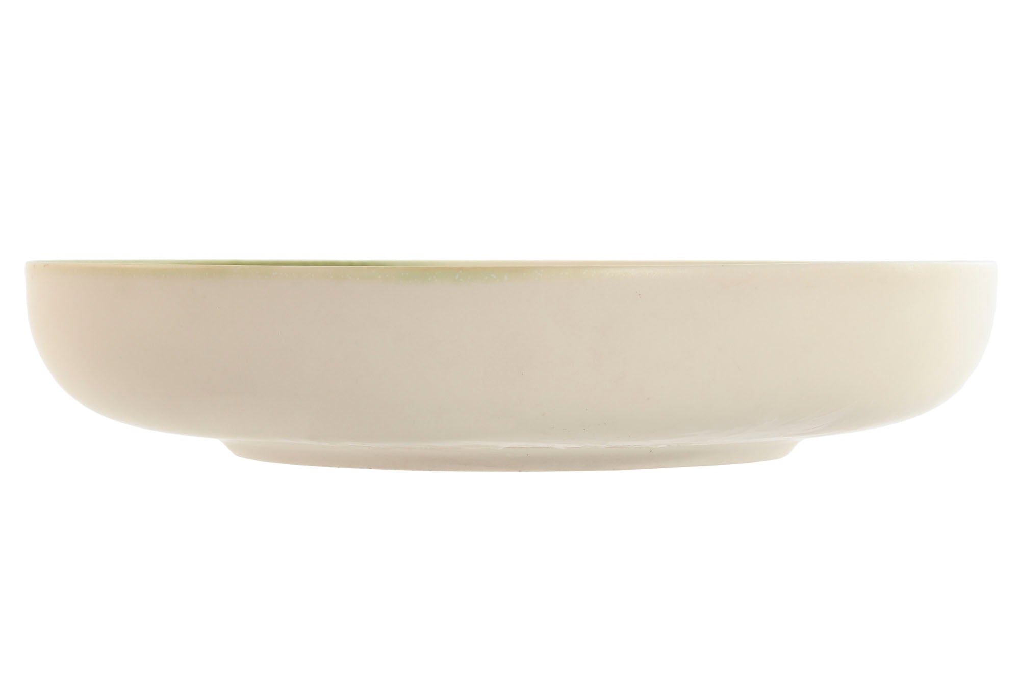 Plato Porcelana 22X22X4,3 Jade Verde