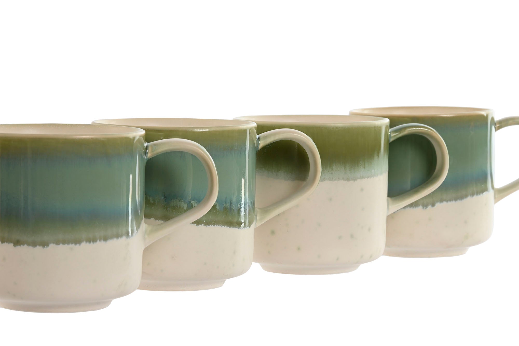 Mug Porcelana 12,4X8,7X8,5 360Ml Jade 3 Surt.