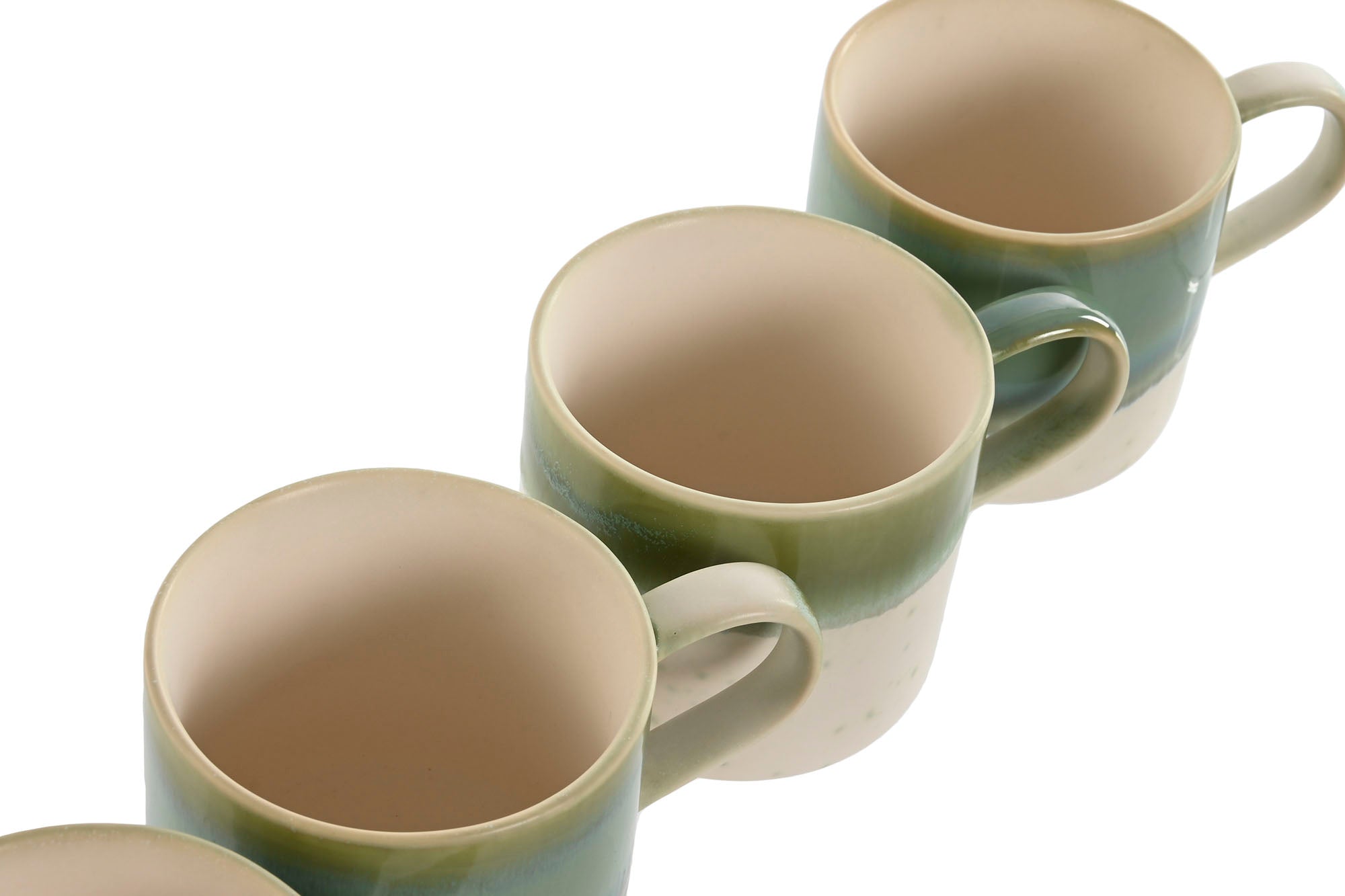 Mug Porcelana 12,4X8,7X8,5 360Ml Jade 3 Surt.