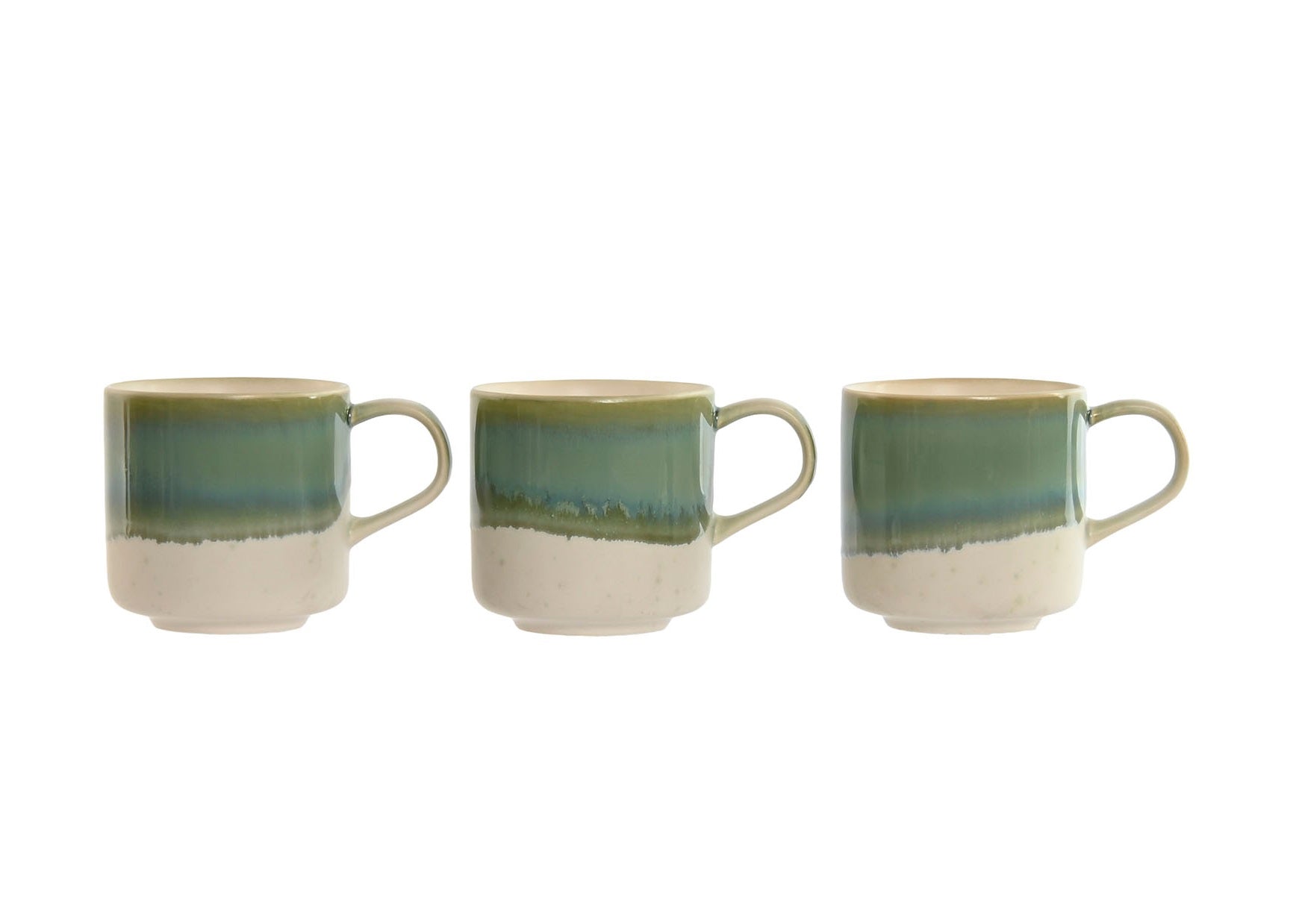 Mug Porcelana 12,4X8,7X8,5 360Ml Jade 3 Surt.