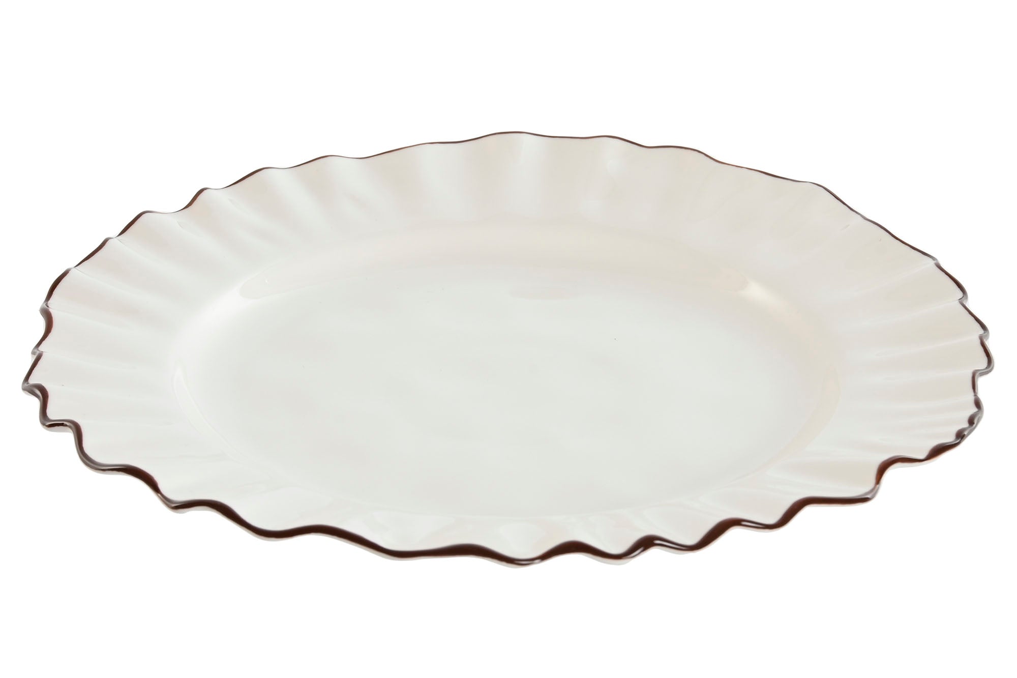 Plato Porcelana 26X26X3 Blanco