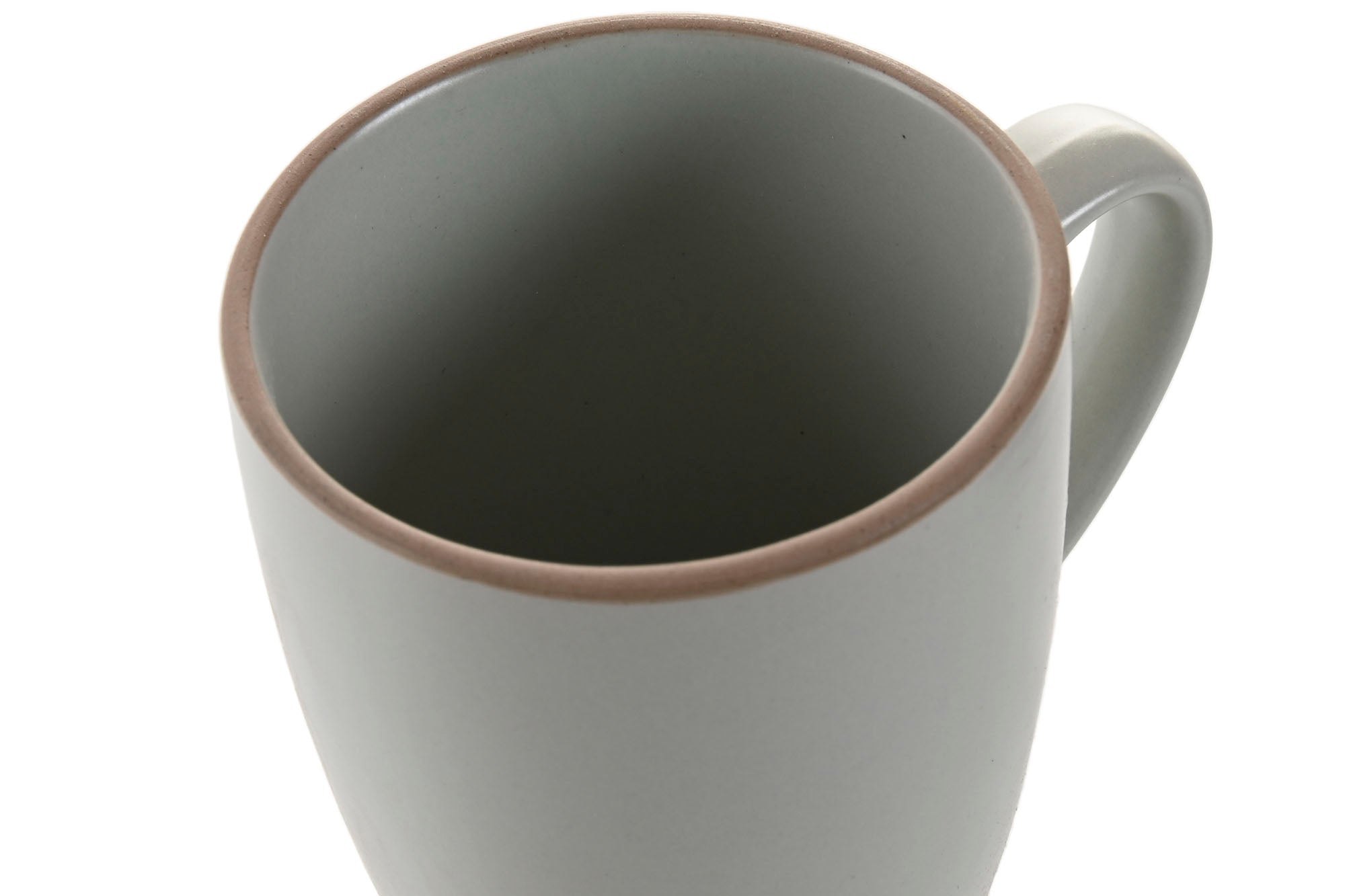 Mug Gres 12X9X10,5 360Ml Mate Azul Celeste