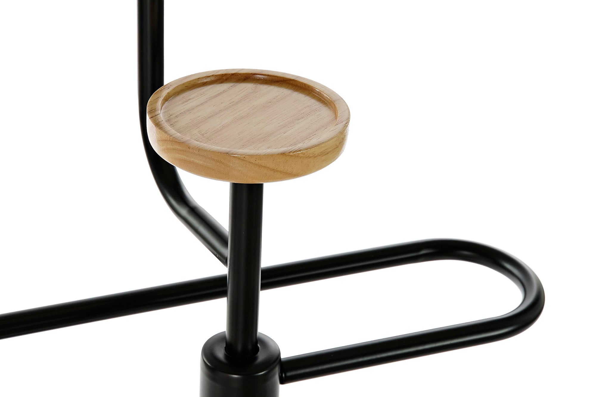 Galan Metal Wood 46X28X114 Black