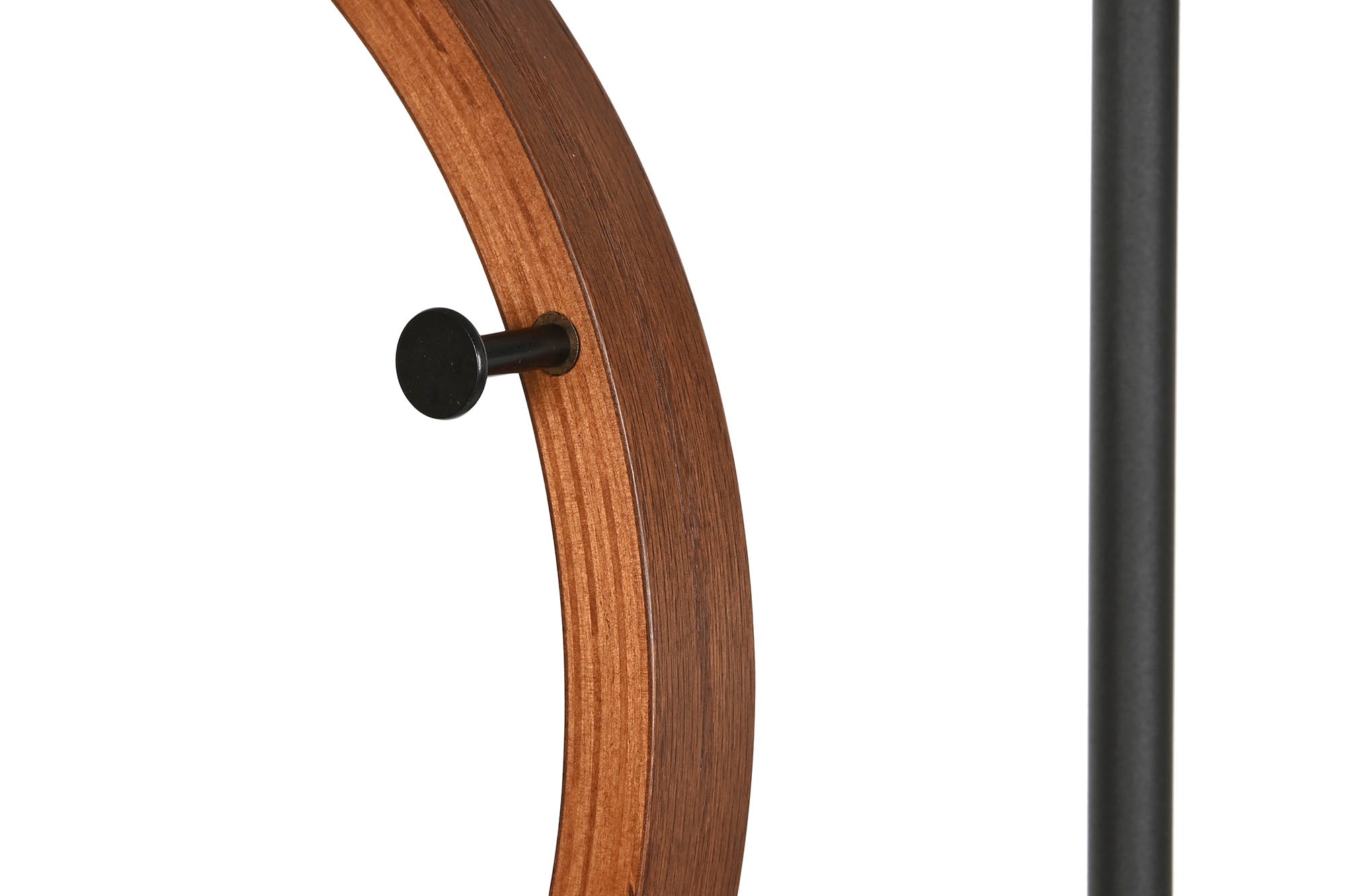 Perchero Madera Metal 20X20X172 Marron