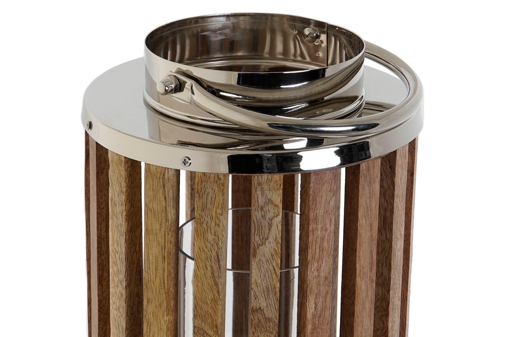 Crystal Handle Candle Holder 20X20X51 Natural Brown