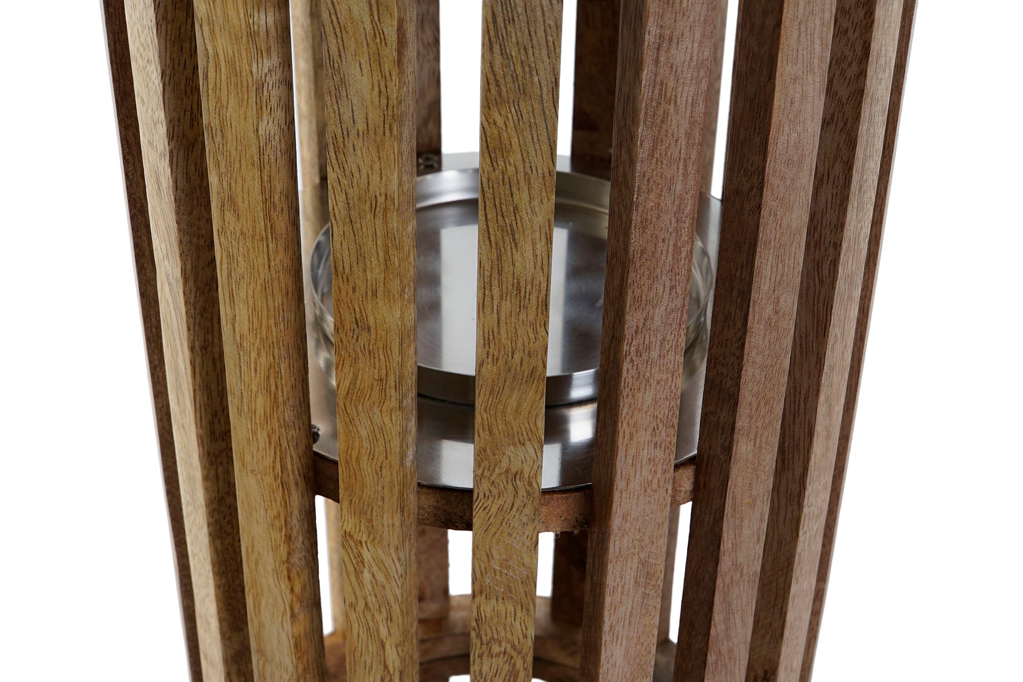 Crystal Handle Candle Holder 20X20X51 Natural Brown