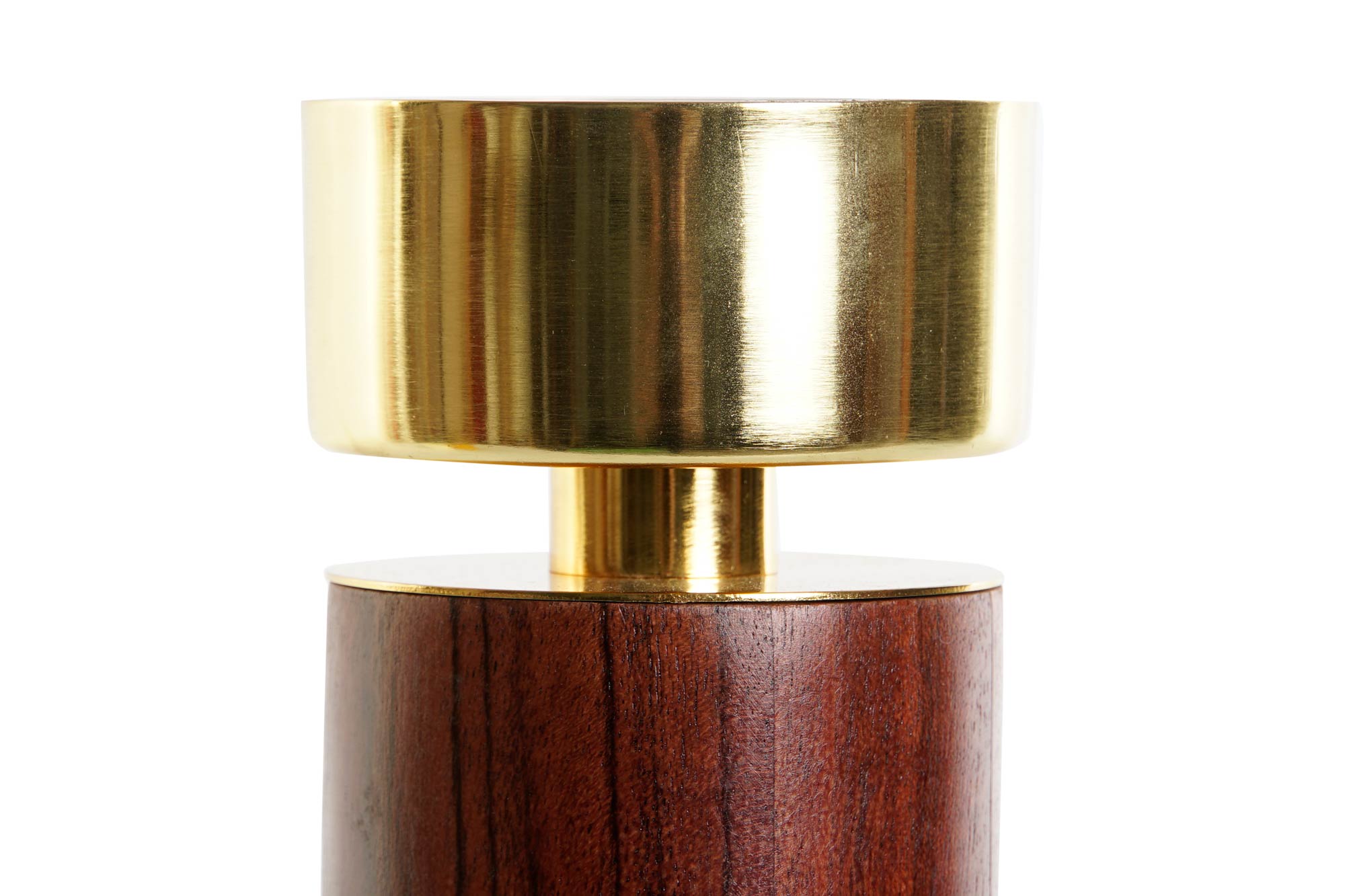Portavela Acacia Aluminio 8X8X18 Marron