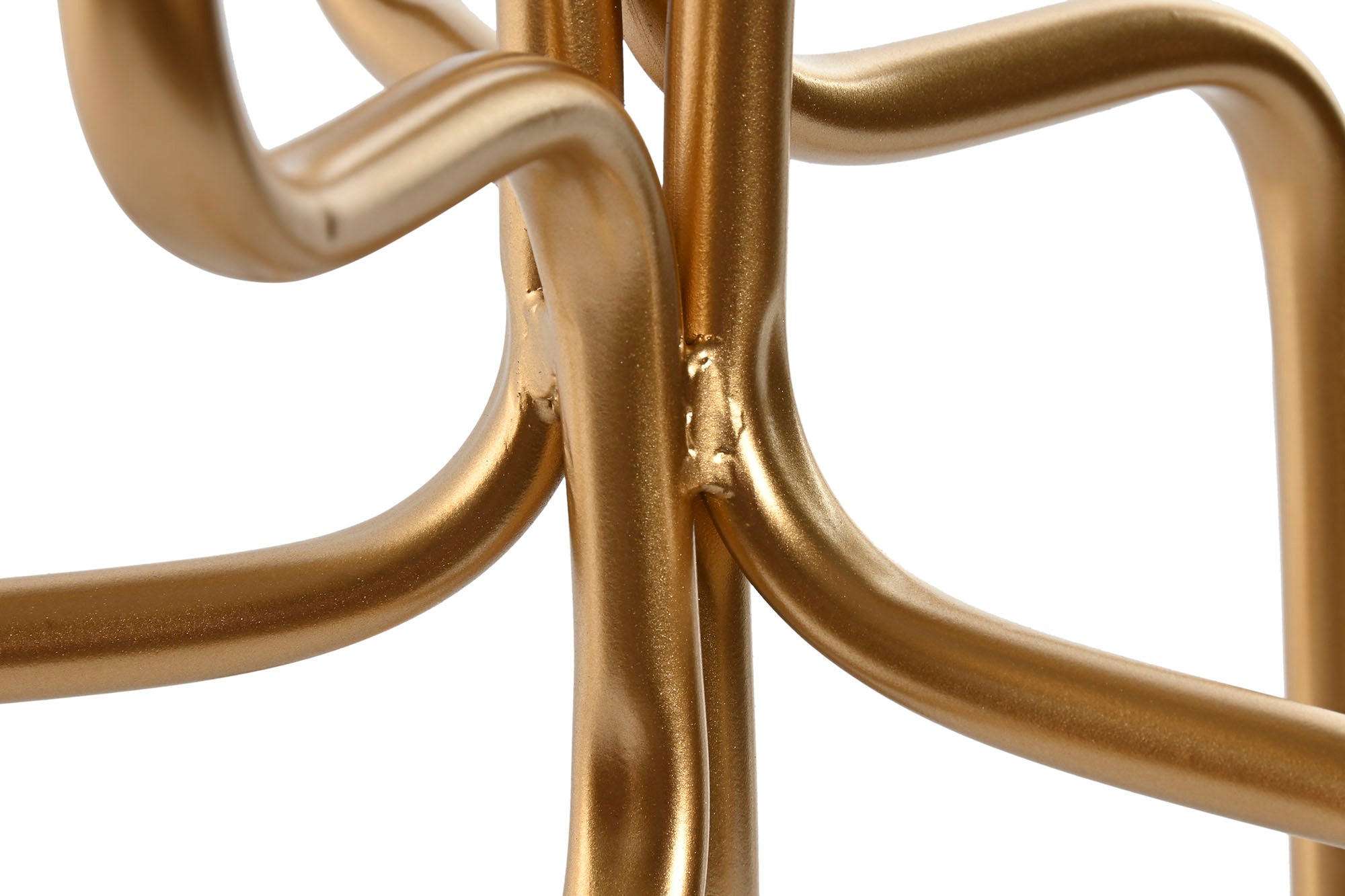 Candelabro de Metal 25X25X51 5 Velas Douradas