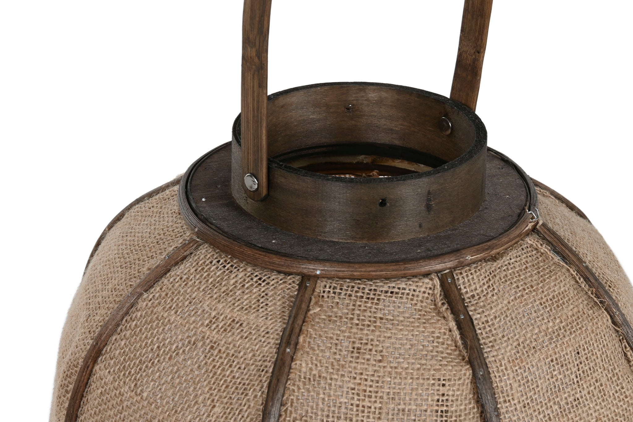 Jute Bamboo Candle Holder 31.5X31.5X69 Natural