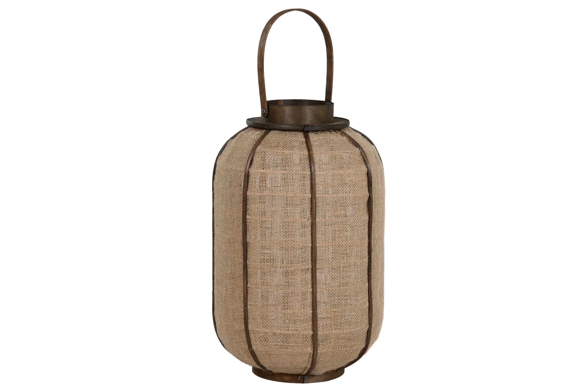 Jute Bamboo Candle Holder 29.5X29.5X62 Natural
