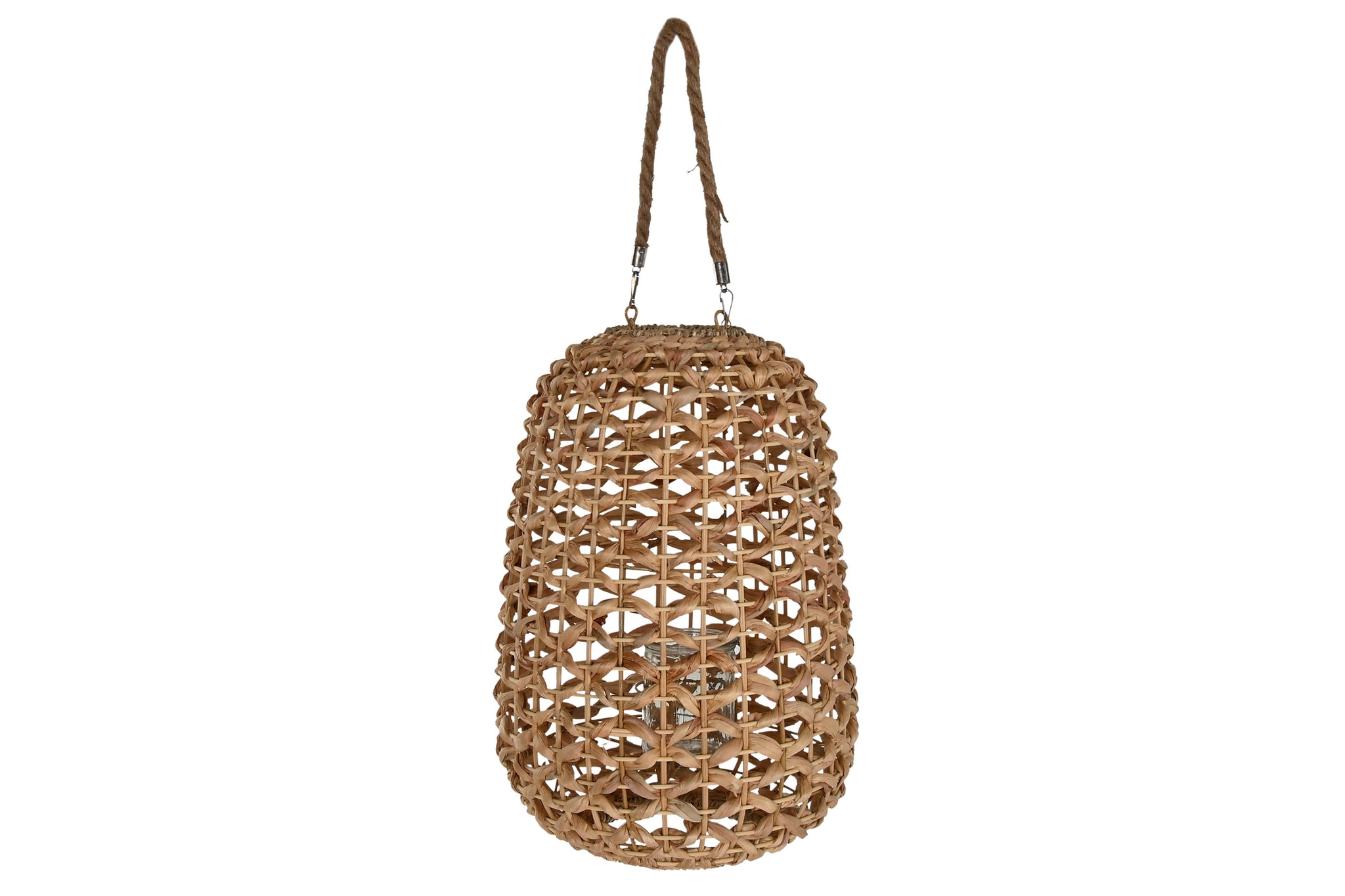 Portavela Jacinto De Agua Metal 28X28X64 Natural