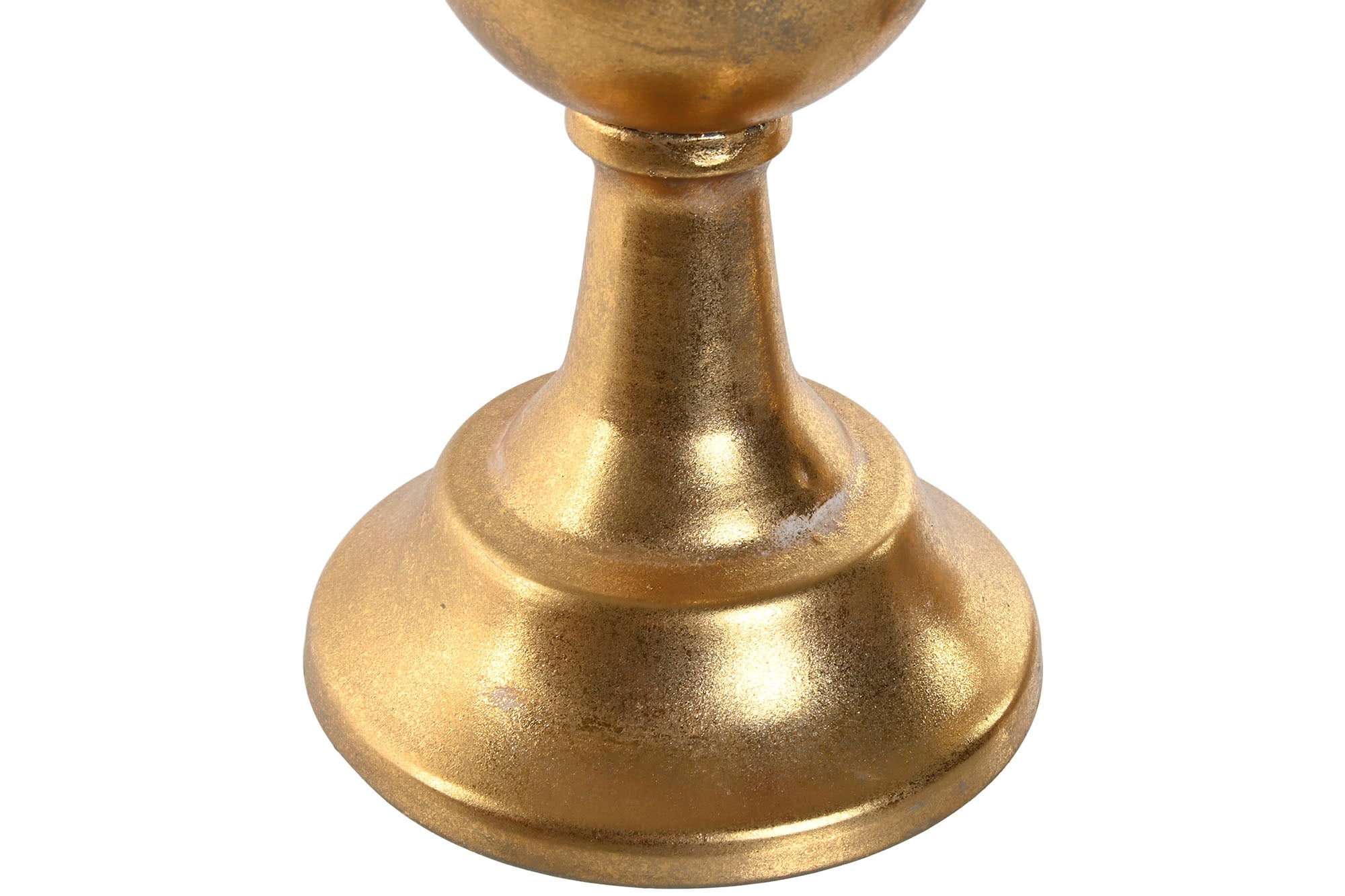 Candle Holder Set 2 Metal 15X15X60.5 15X52 Golden