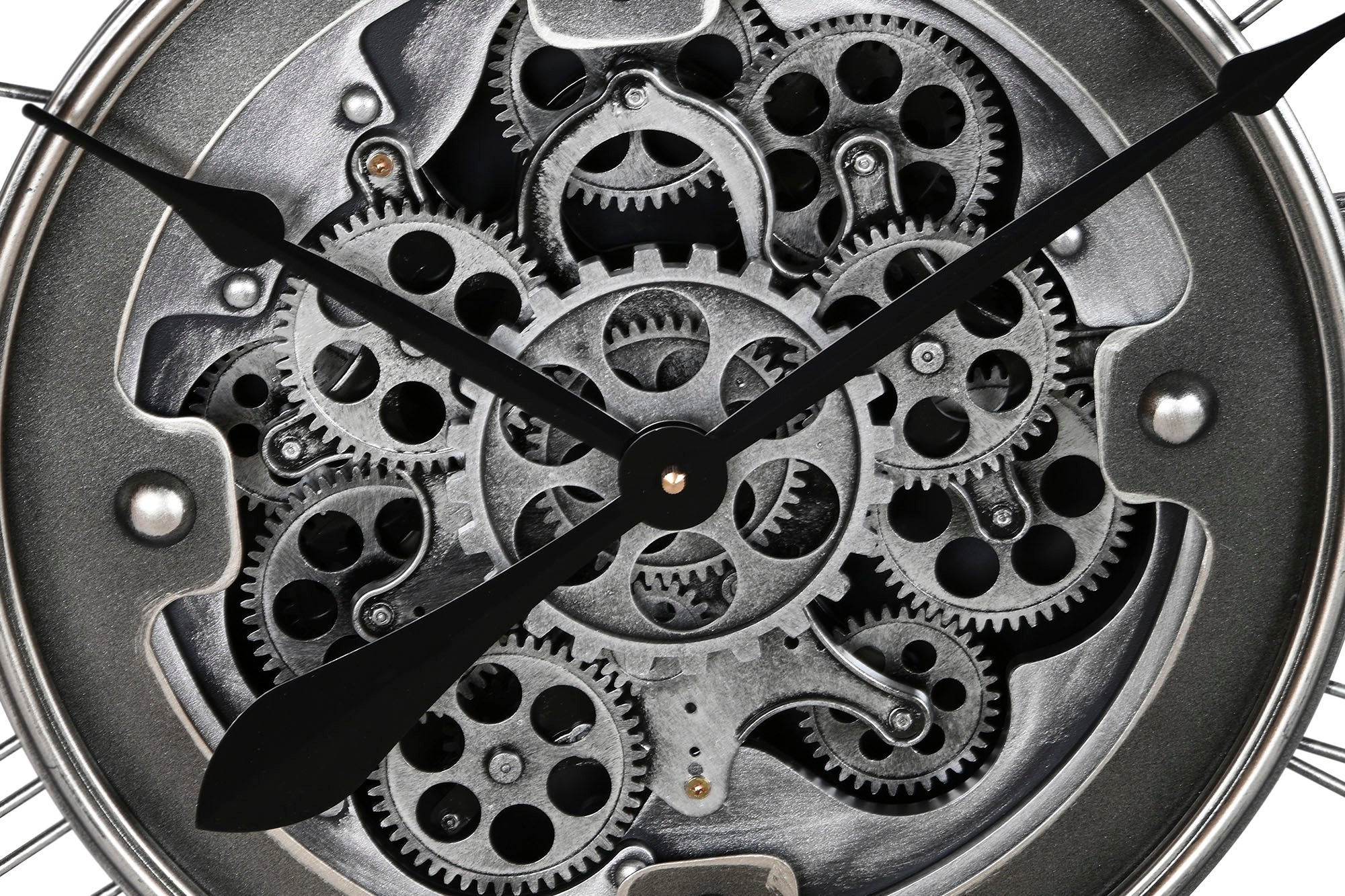 Reloj Pared Hierro Cristal 90X9,5X90 Movimiento