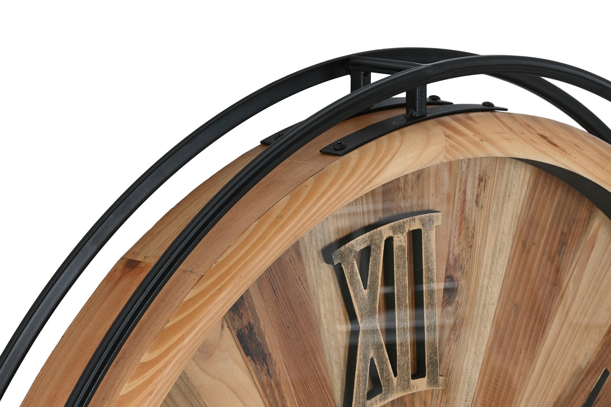 Pine Glass Wall Clock 87.2X8X87.2 Movement