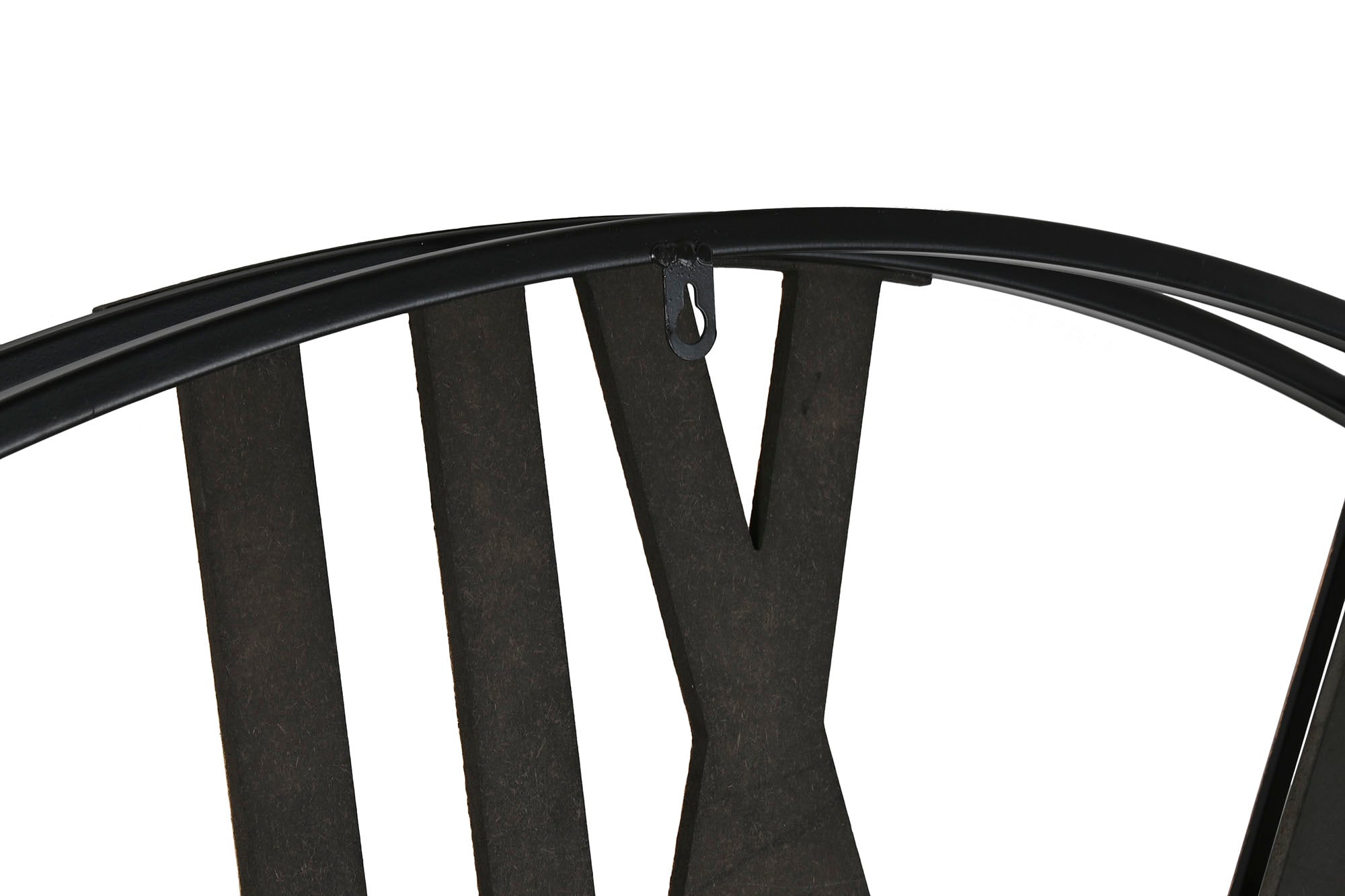 Relógio de parede de metal 142x9x142 branco