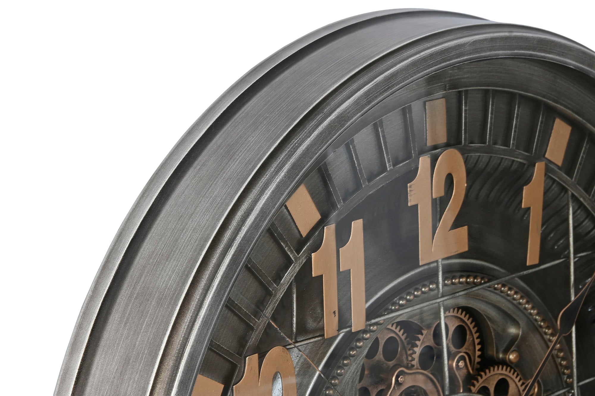 Reloj Pared Hierro 66,5X8,5X66,5 Movimiento