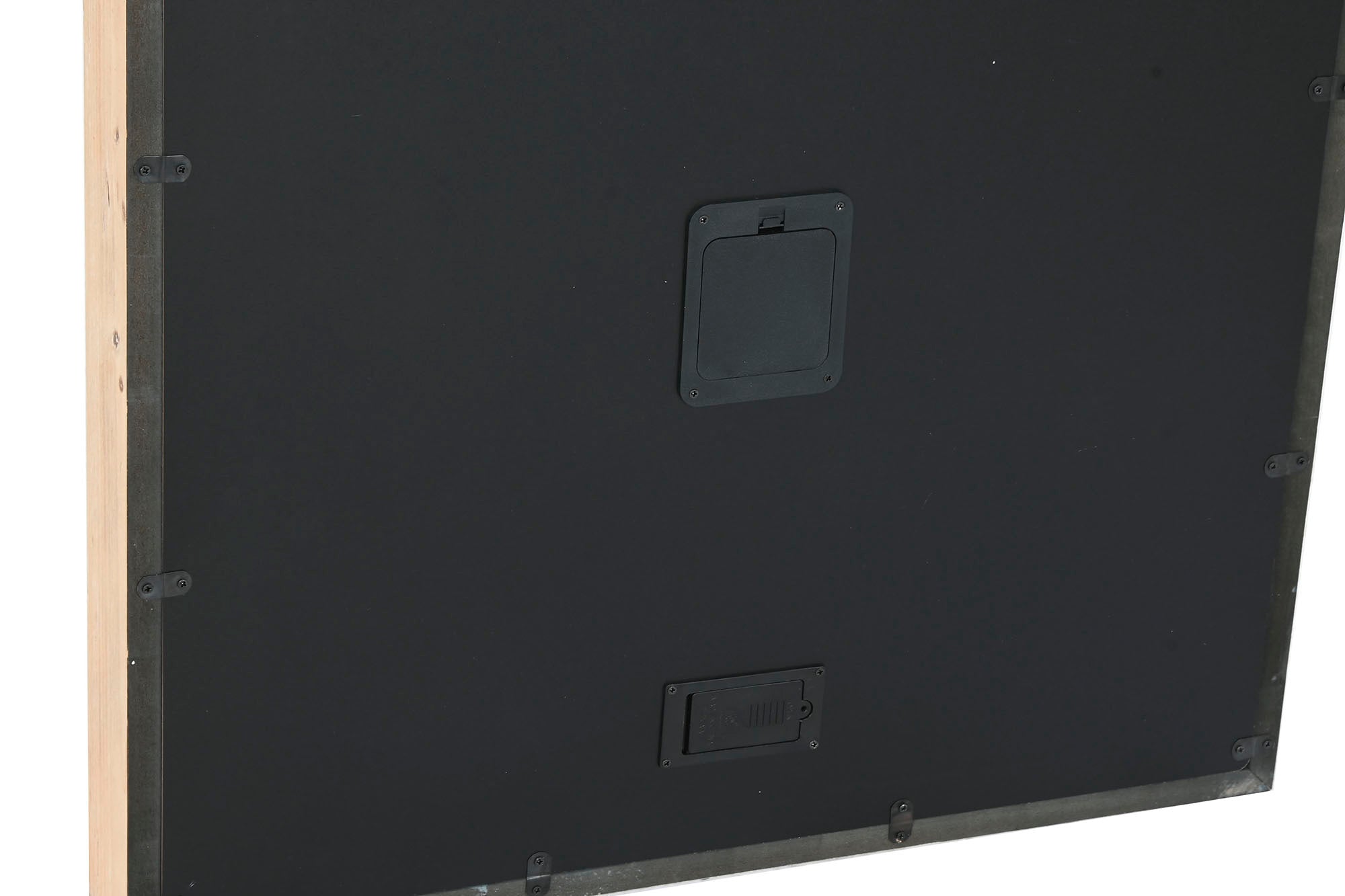 Reloj Pared Metal Pino 60X8,5X73 Movimiento Blanco
