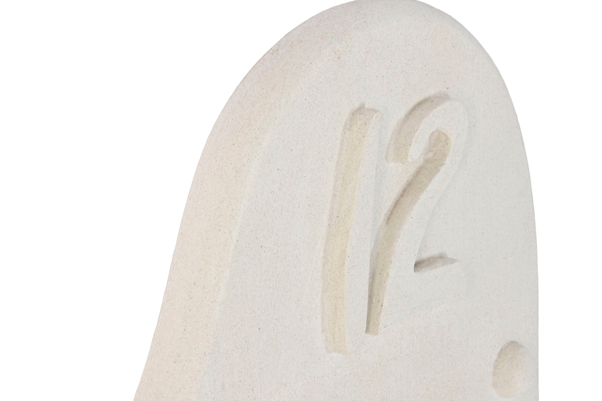 Reloj Mdf 60X4X100 Forma Envejecido Blanco