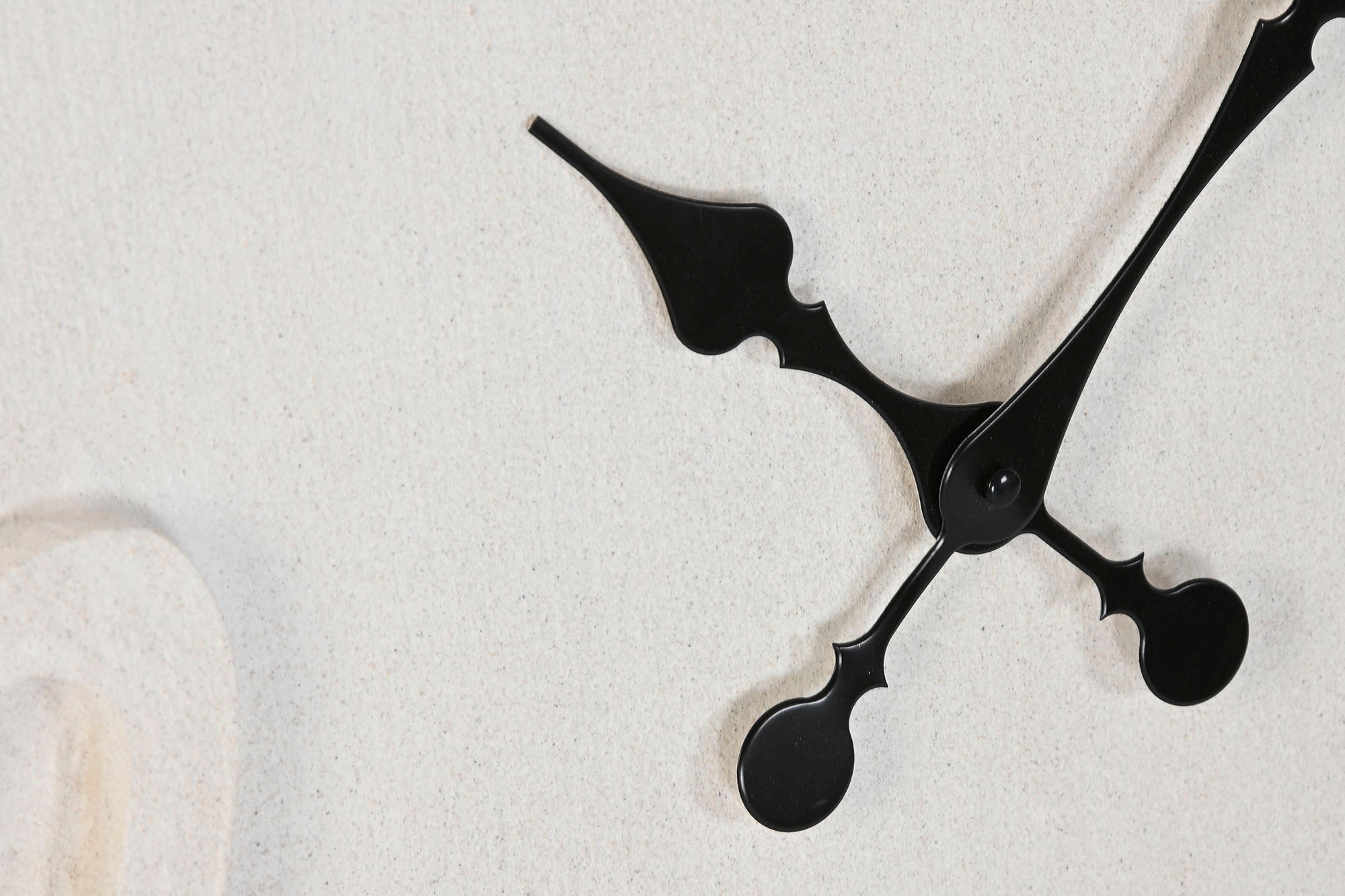 Reloj Mdf 60X4X100 Forma Envejecido Blanco