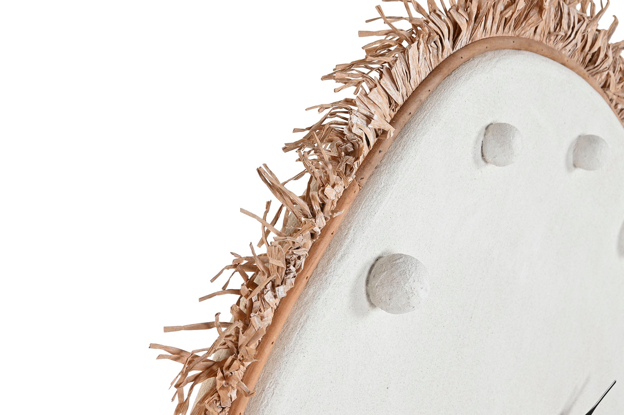 Reloj Mdf Fibra 85X7X85 Blanco