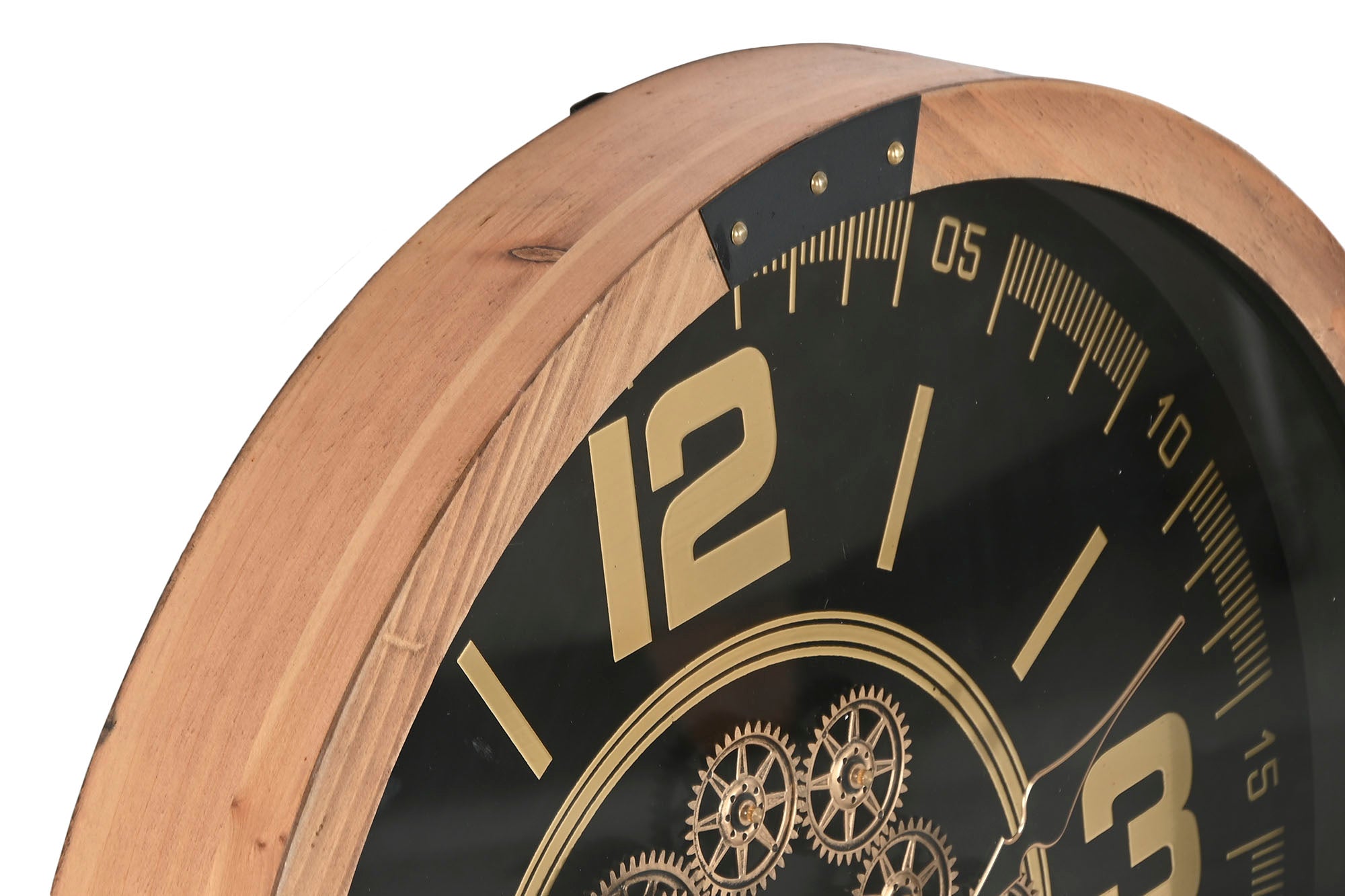 Reloj Pared Pino Cristal 63,5X8X63,5 Movimiento