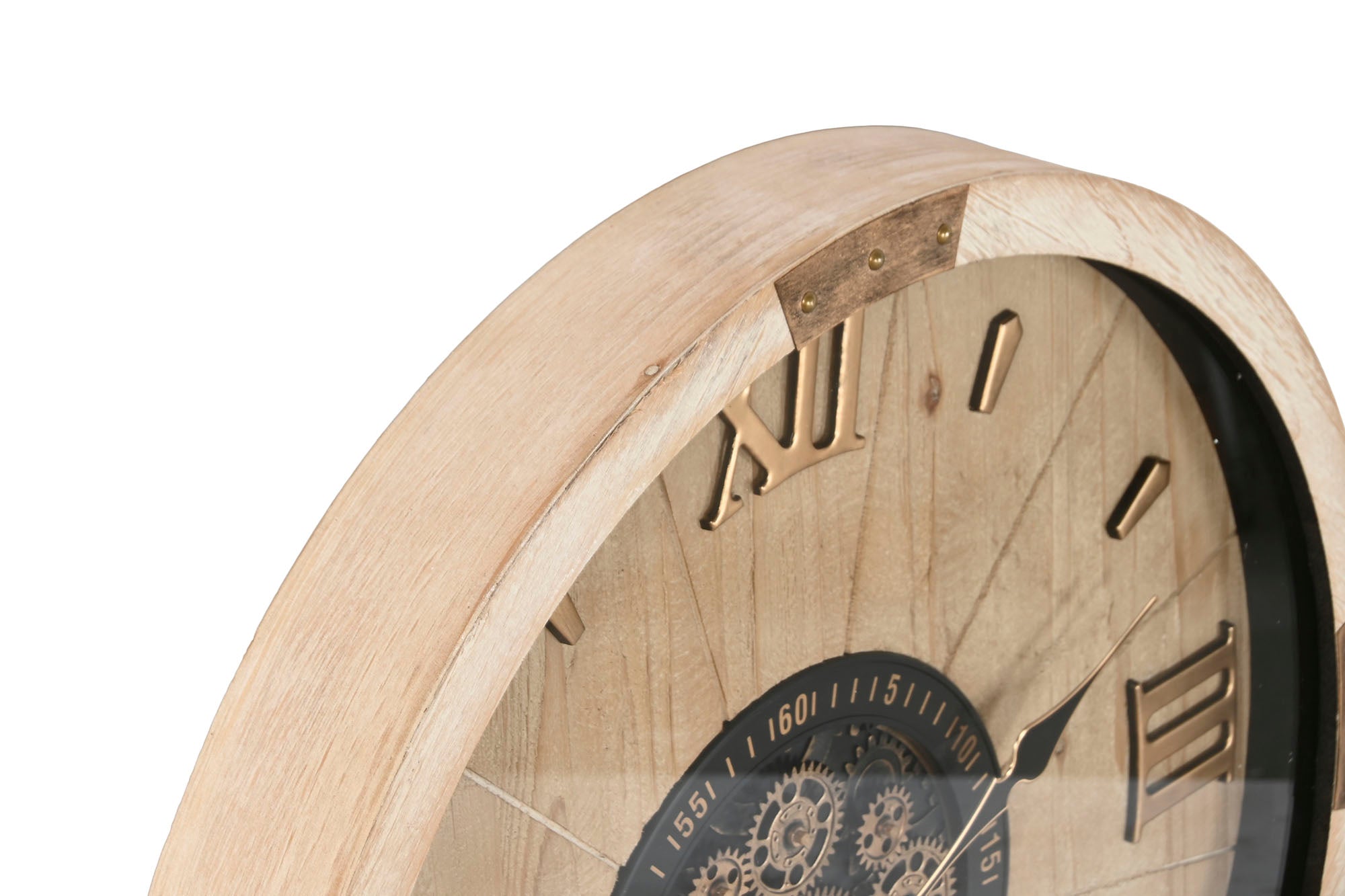 Reloj Pared Abeto Cristal 63,5X8X63,5 Movimiento
